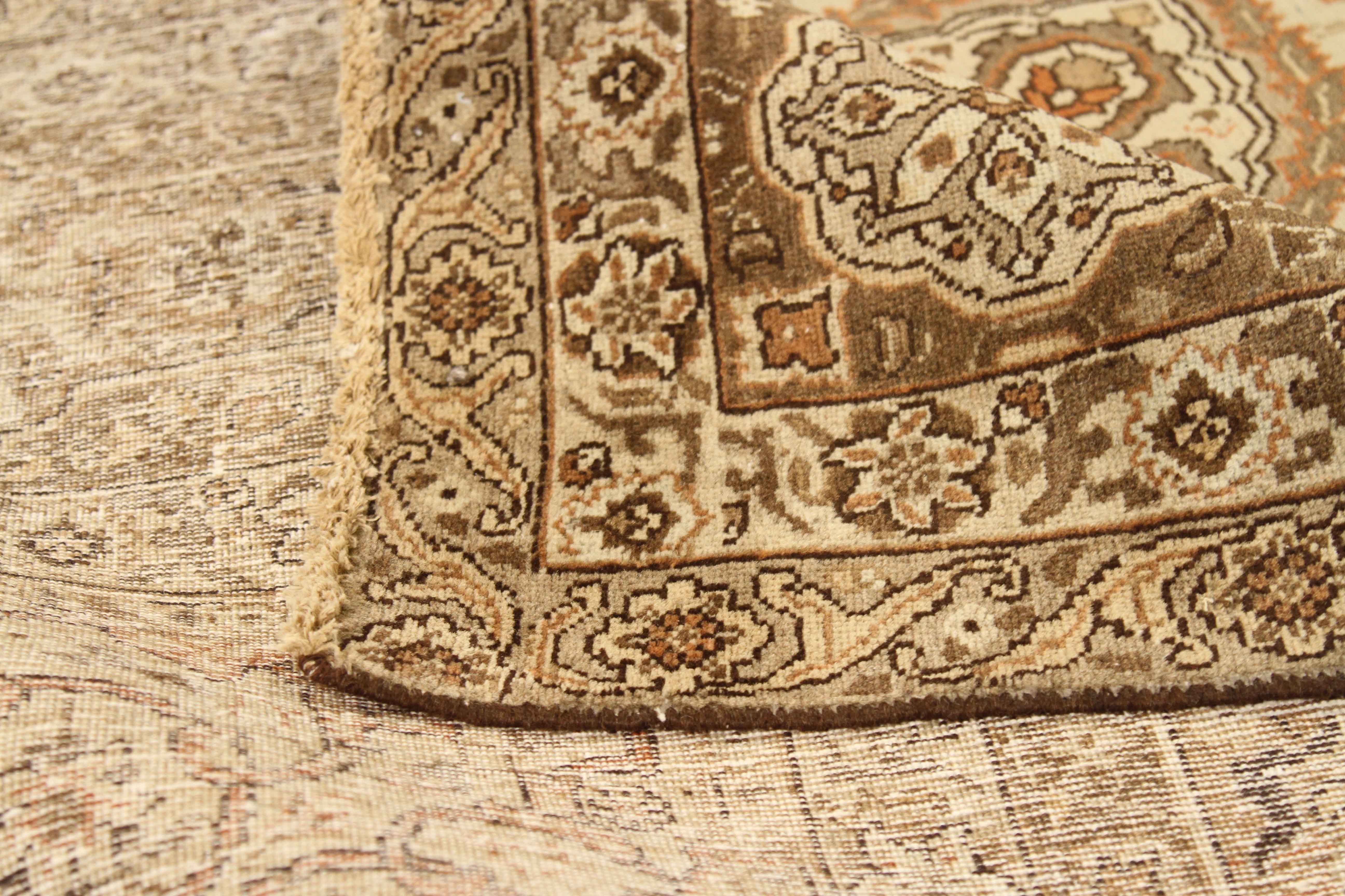 Thumbnail 7 for Antique Persian Tabriz Traditional Rug 75488