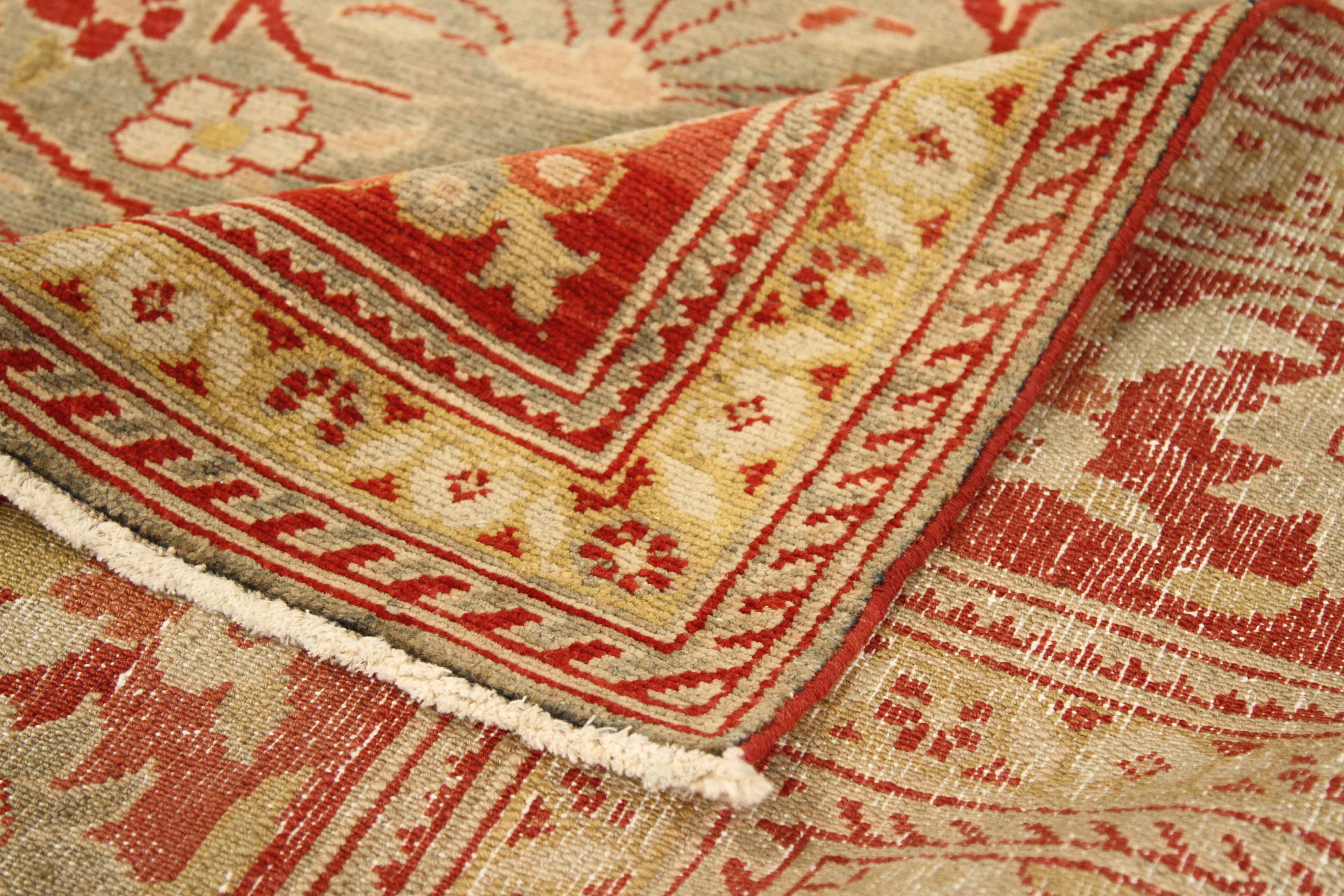 Thumbnail 4 for Antique Persian Bakhtiar Traditional Rug 75479