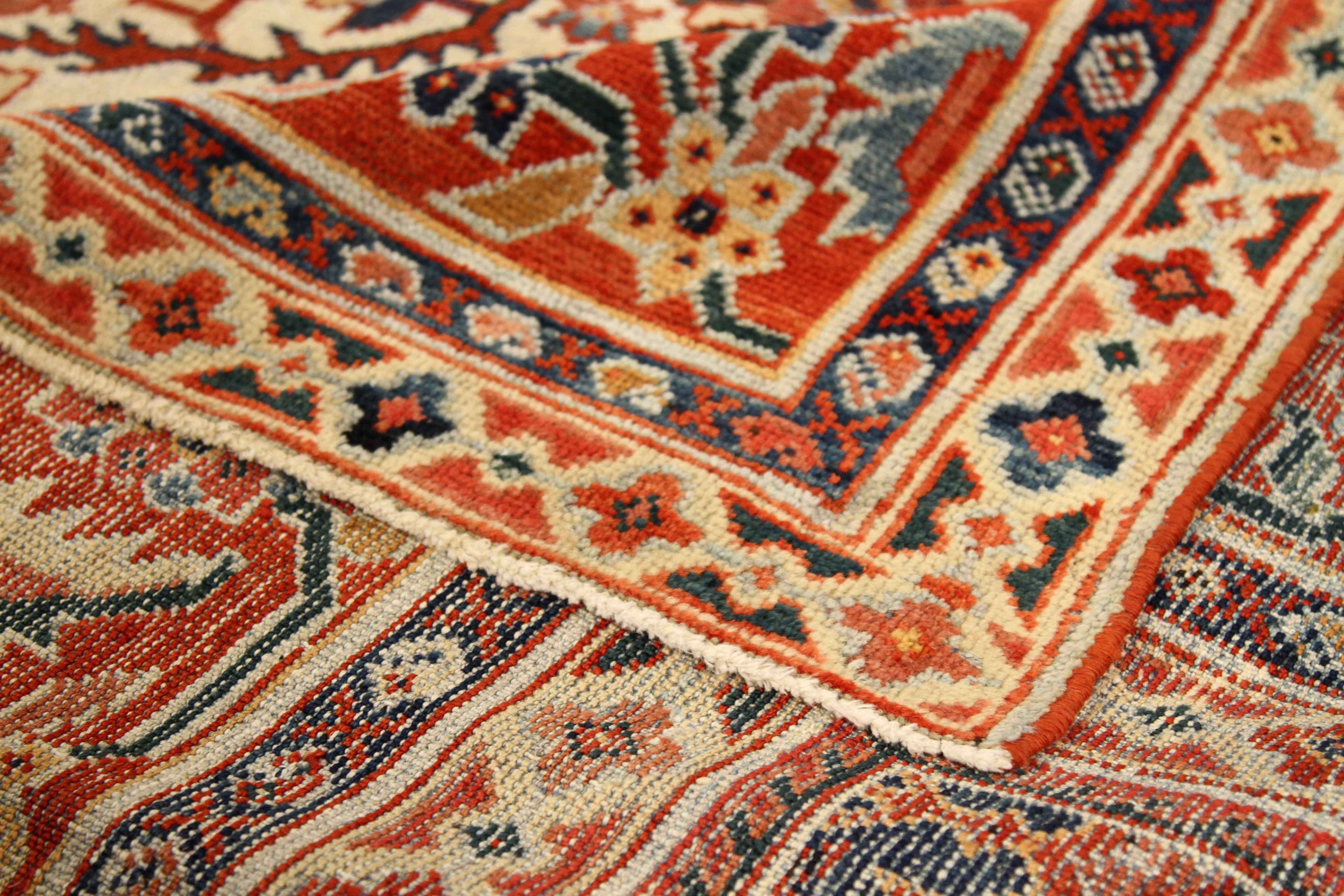 Thumbnail 11 for Antique Persian Mahal Traditional Rug 75482