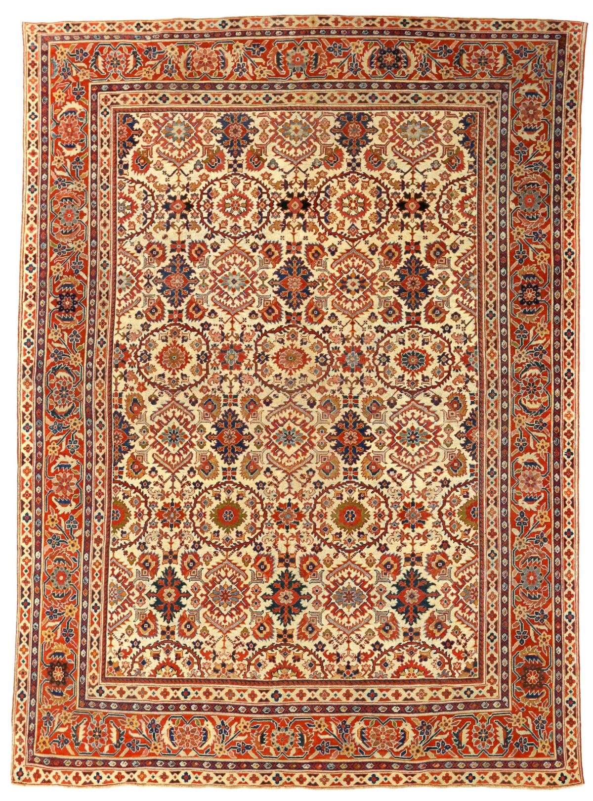 Thumbnail 13 for Antique Persian Mahal Traditional Rug 75482