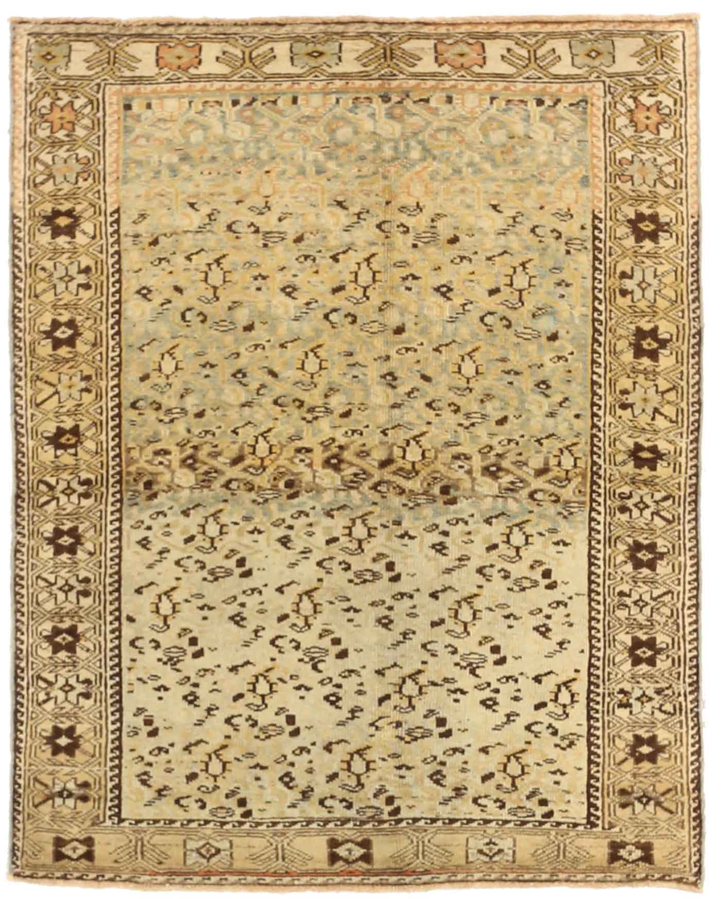 Thumbnail 9 for Antique Persian Bakhtiar Transitional Rug 75506