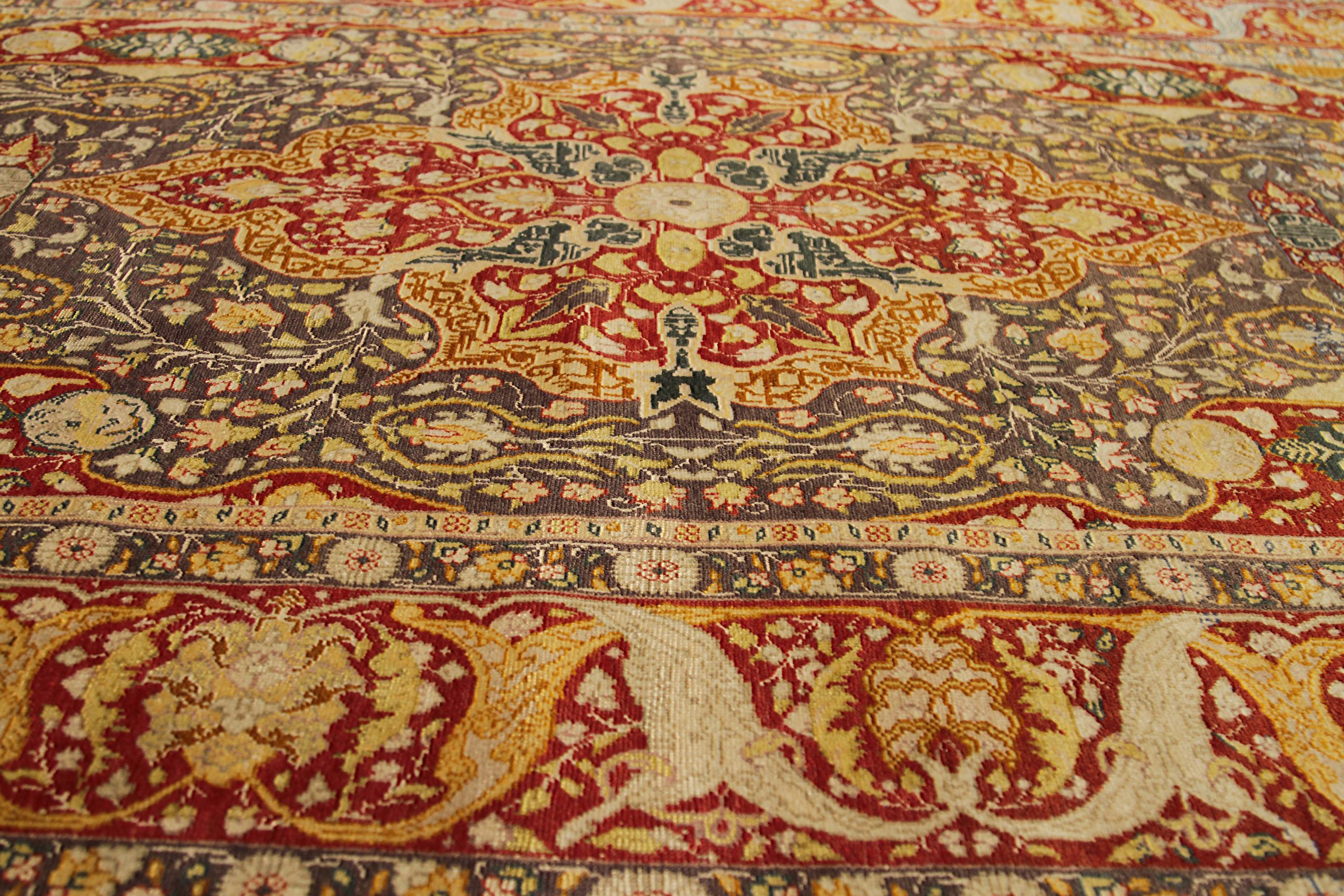 Thumbnail 8 for Antique Turkey Sivas Traditional Rug 73277