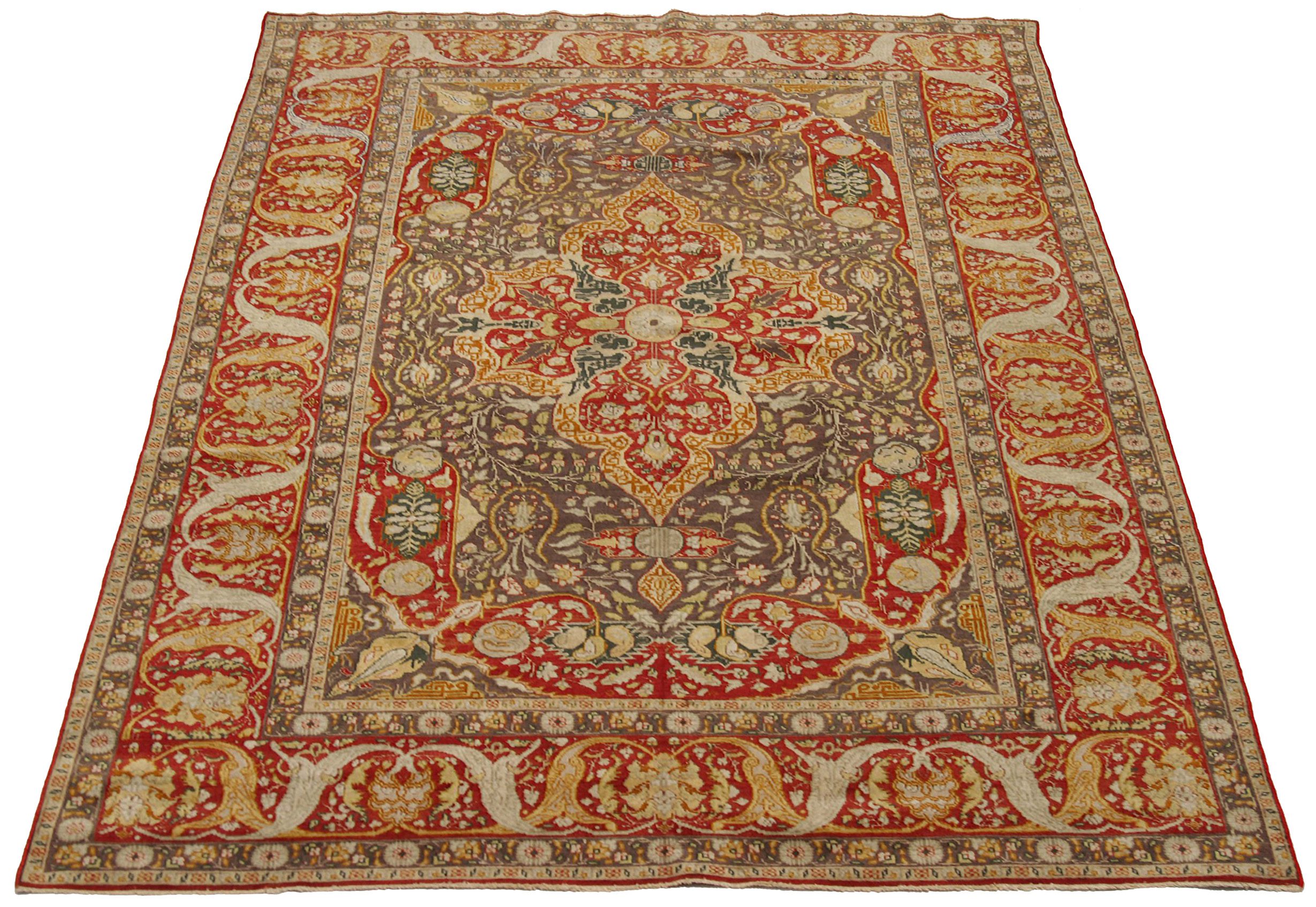 Thumbnail 12 for Antique Turkey Sivas Traditional Rug 73277