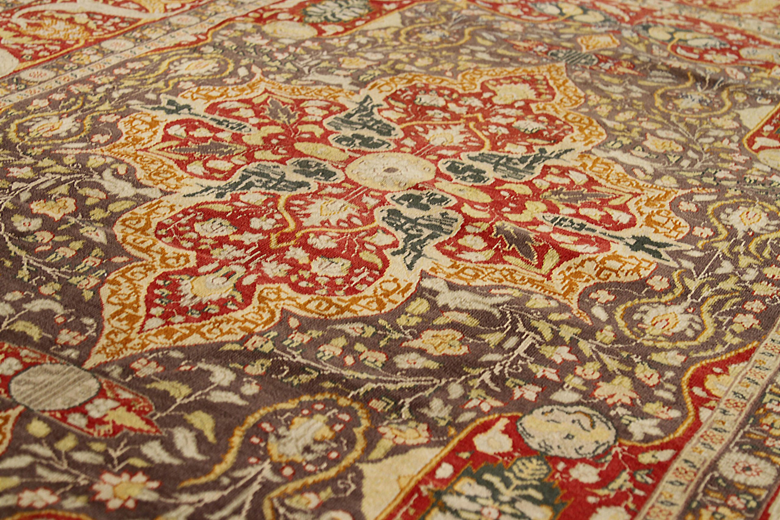 Thumbnail 10 for Antique Turkey Sivas Traditional Rug 73277