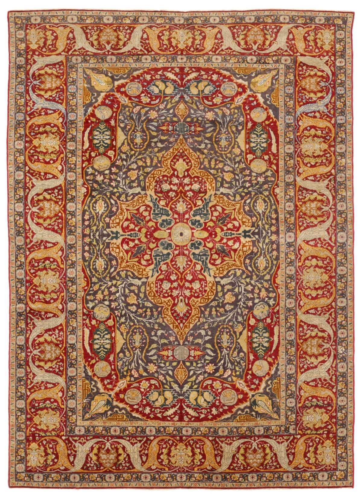 Thumbnail 13 for Antique Turkey Sivas Traditional Rug 73277