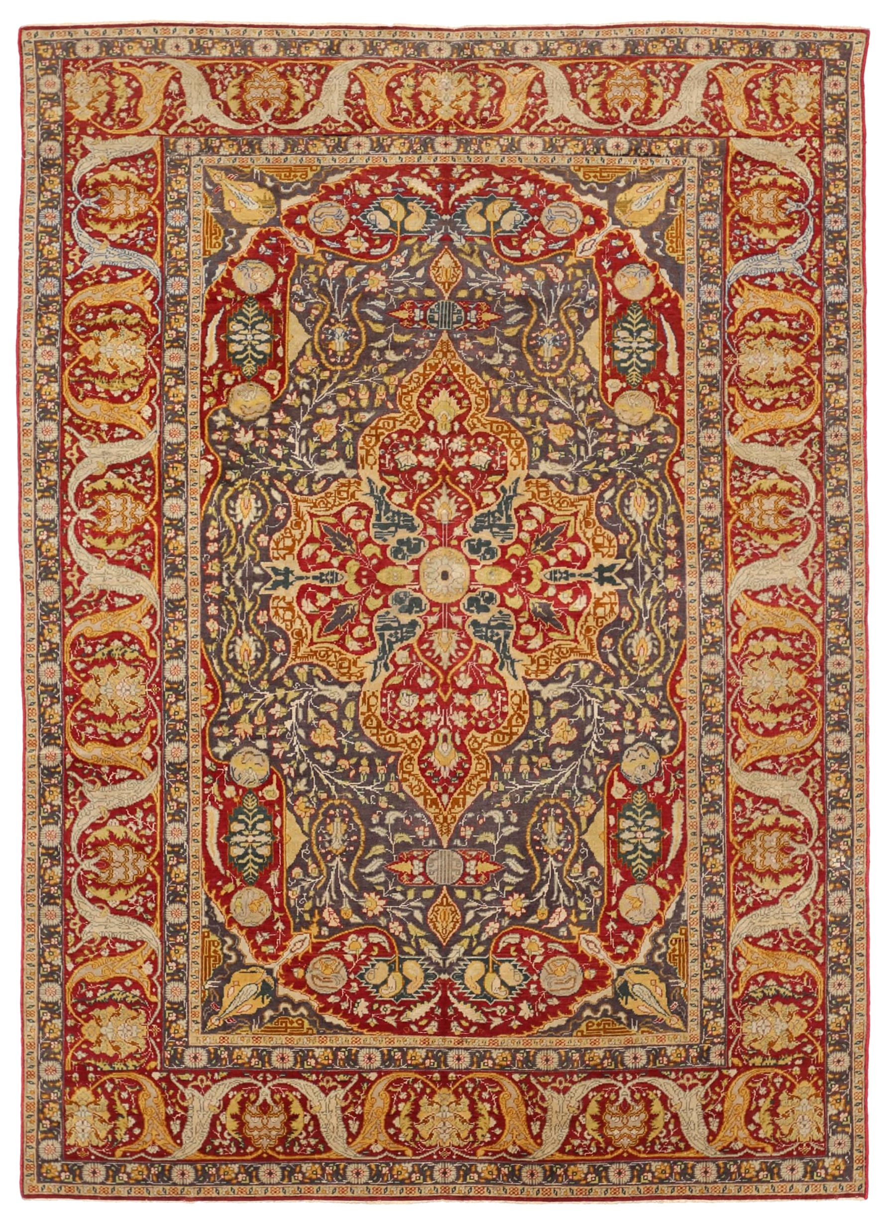 Thumbnail 6 for Antique Turkey Sivas Traditional Rug 73277
