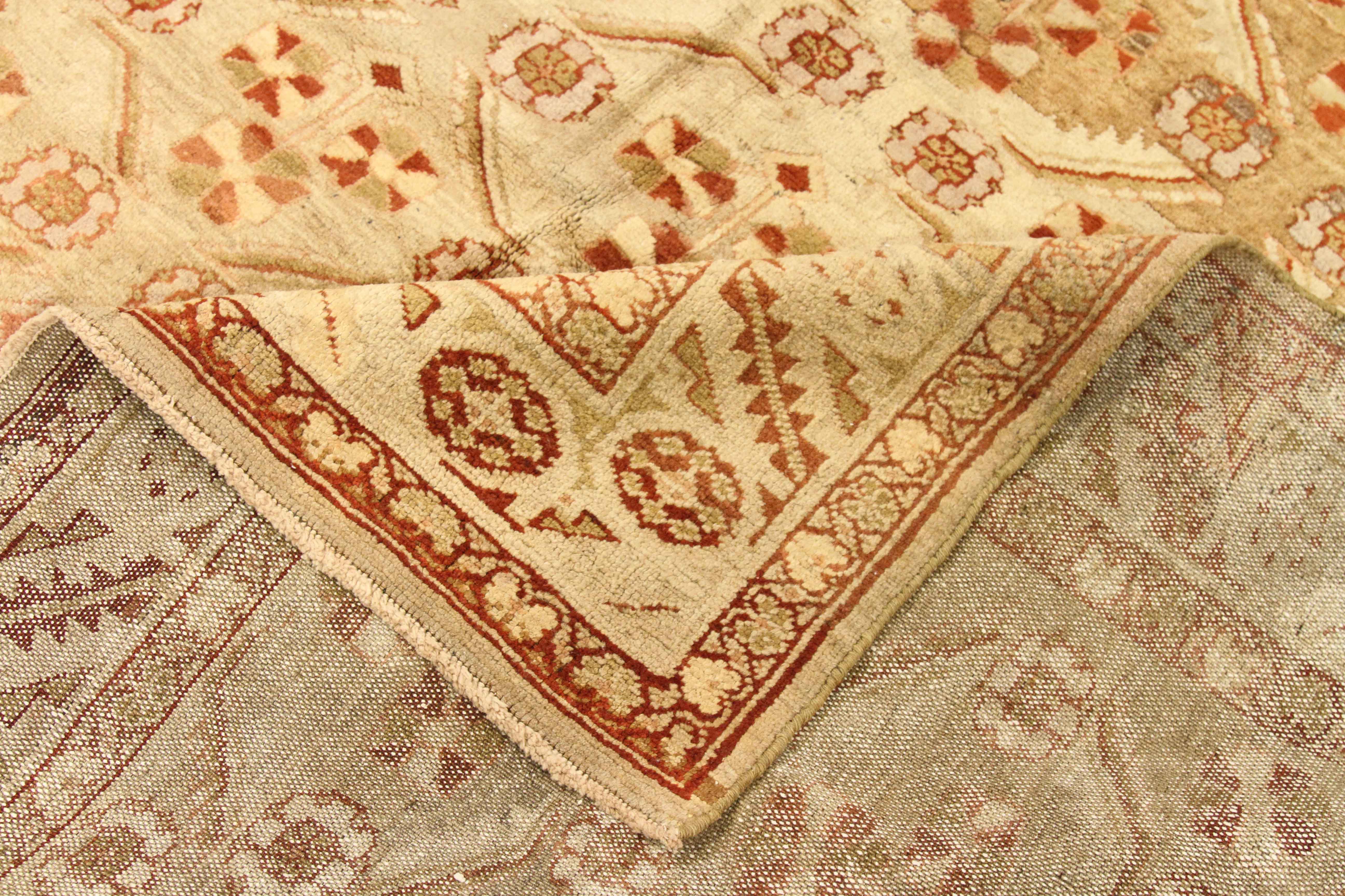 Thumbnail 2 for Antique Persian Bakhtiar Transitional Rug 75509