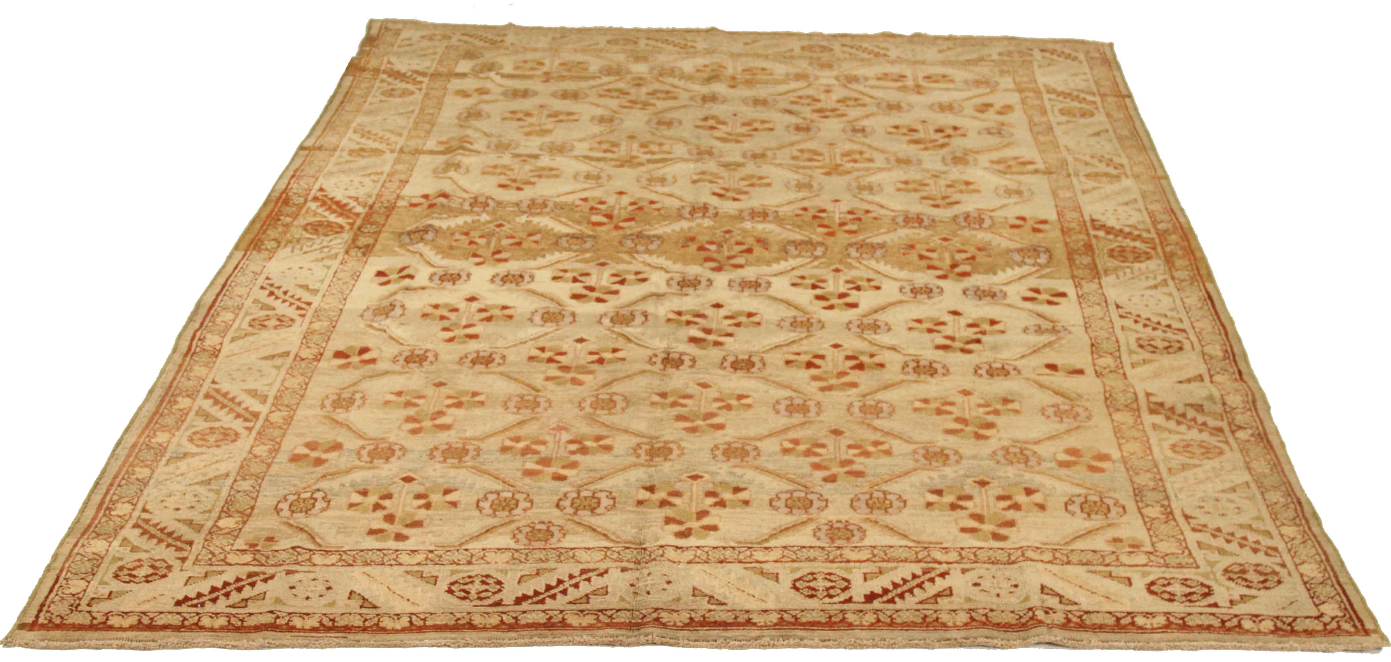 Thumbnail 4 for Antique Persian Bakhtiar Transitional Rug 75509