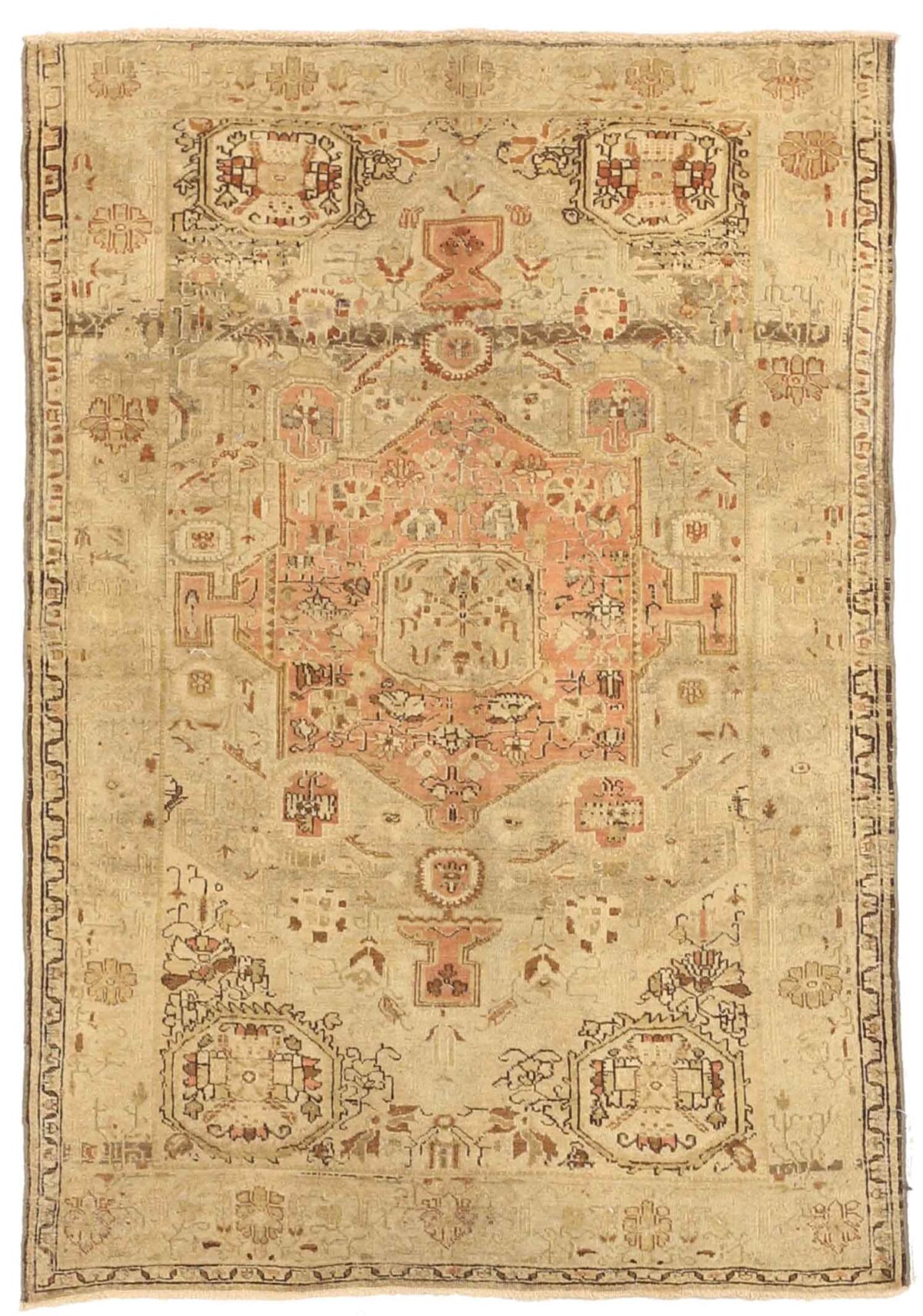 Thumbnail 7 for Antique Persian Farahan Transitional Rug 75510