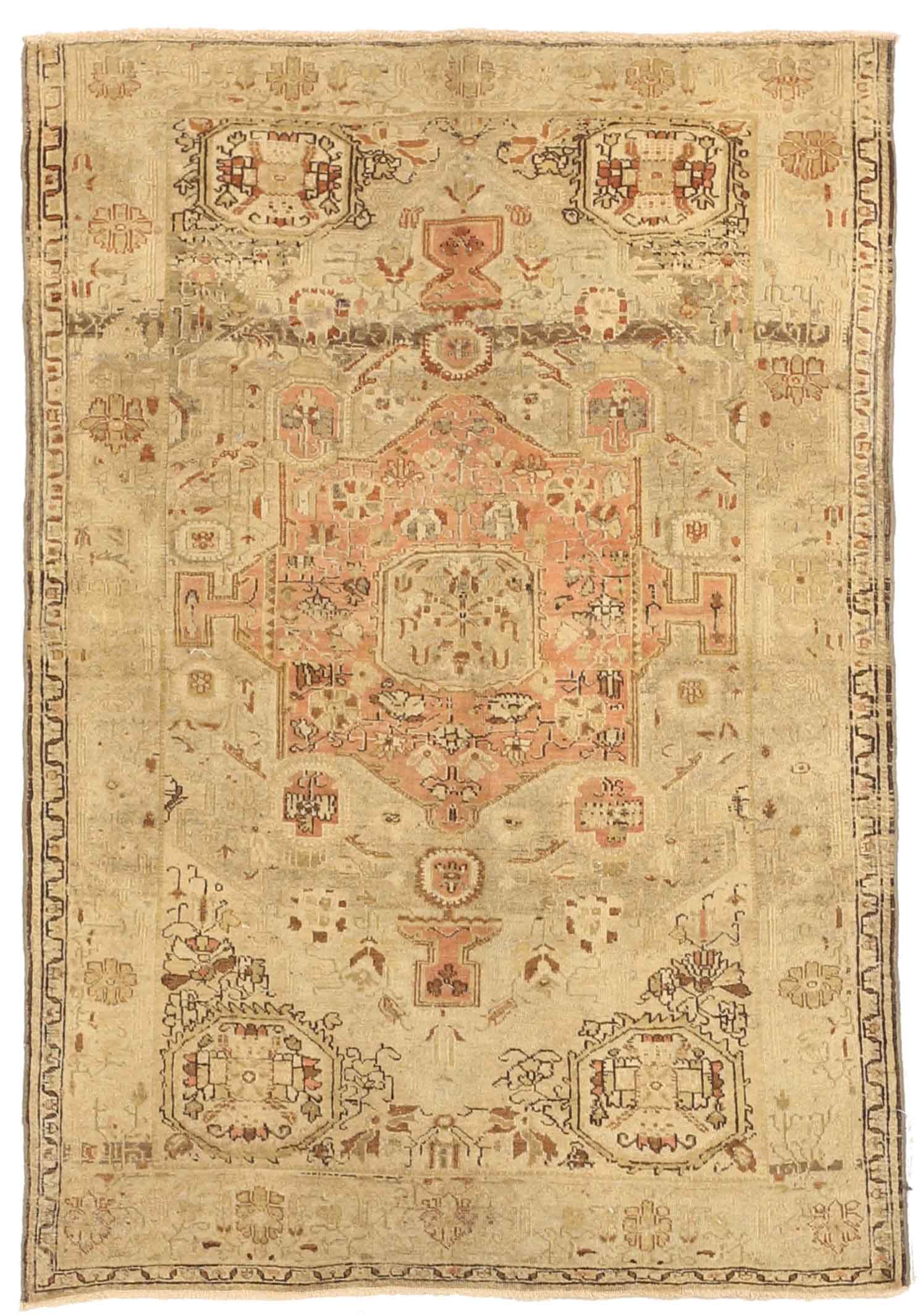 Thumbnail 13 for Antique Persian Farahan Transitional Rug 75510