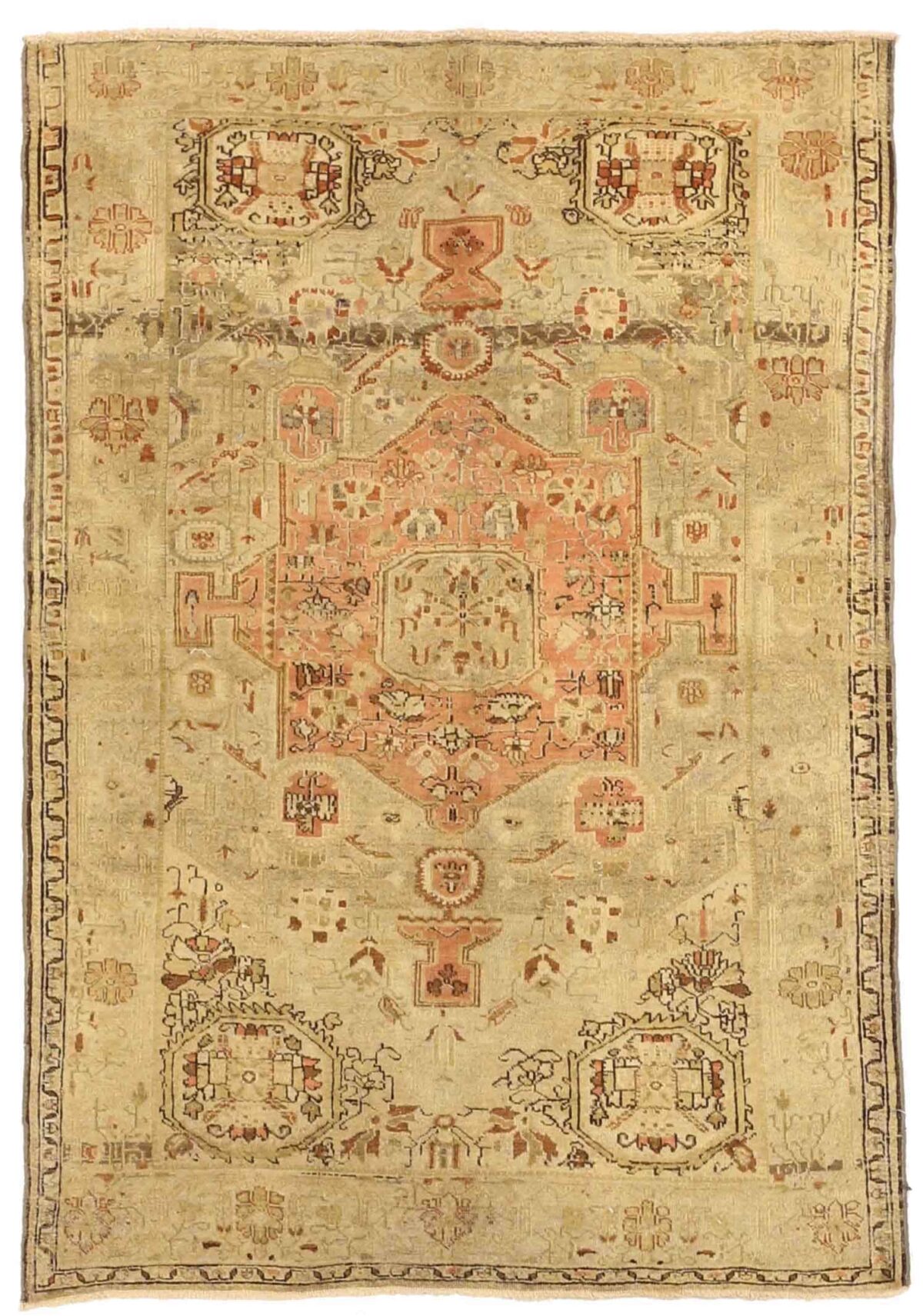 Thumbnail 6 for Antique Persian Farahan Transitional Rug 75510