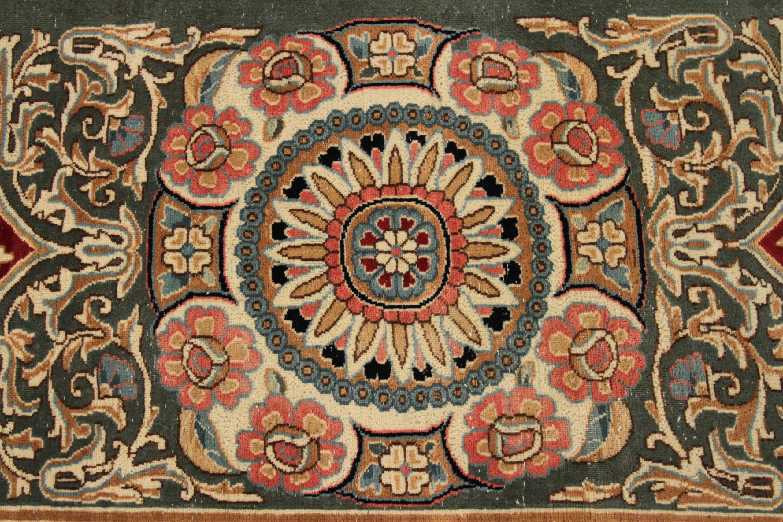 Thumbnail 3 for Antique Persian Kerman Traditional Rug 69243