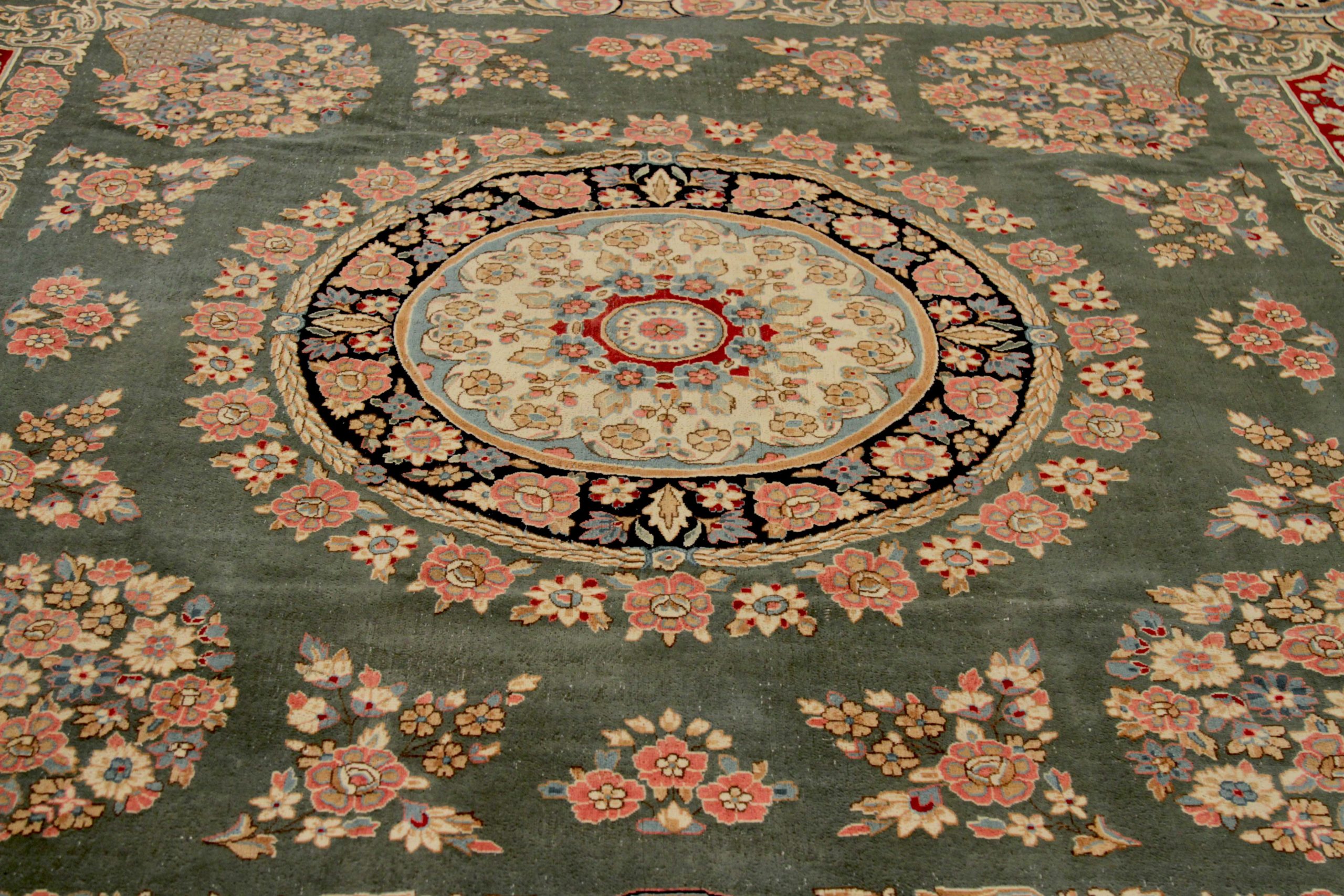 Thumbnail 5 for Antique Persian Kerman Traditional Rug 69243