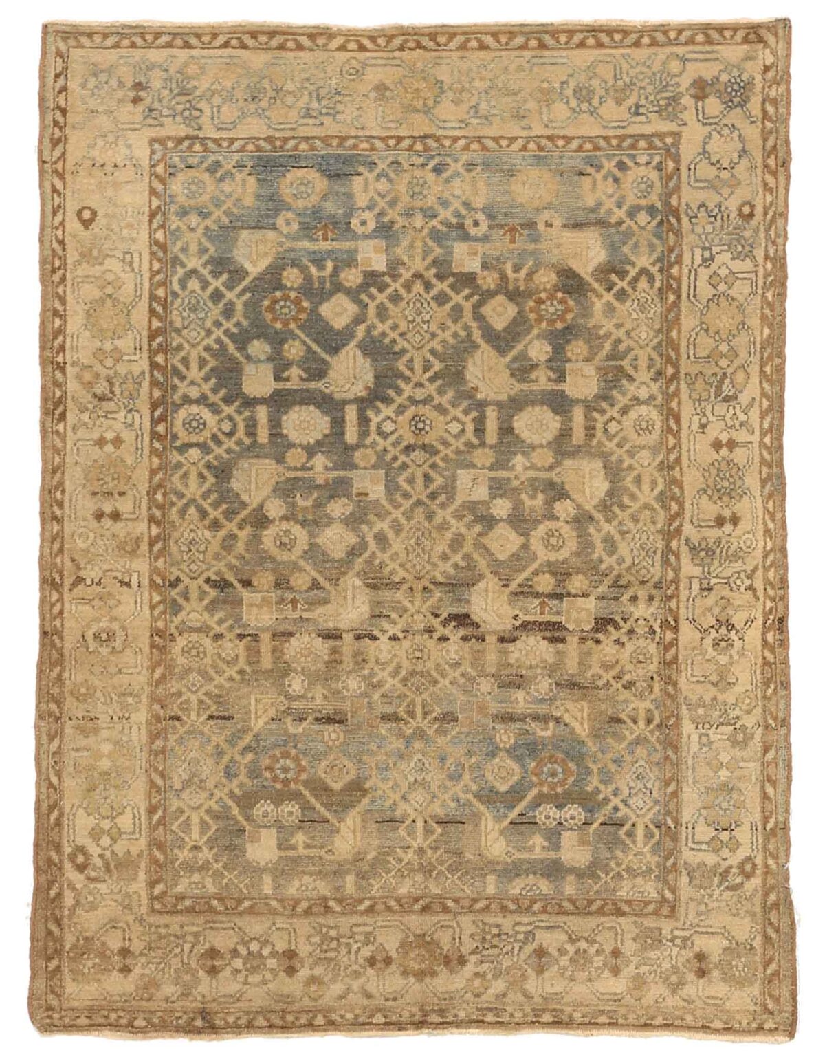 Thumbnail 15 for Antique Persian Malayer Transitional Rug 75512