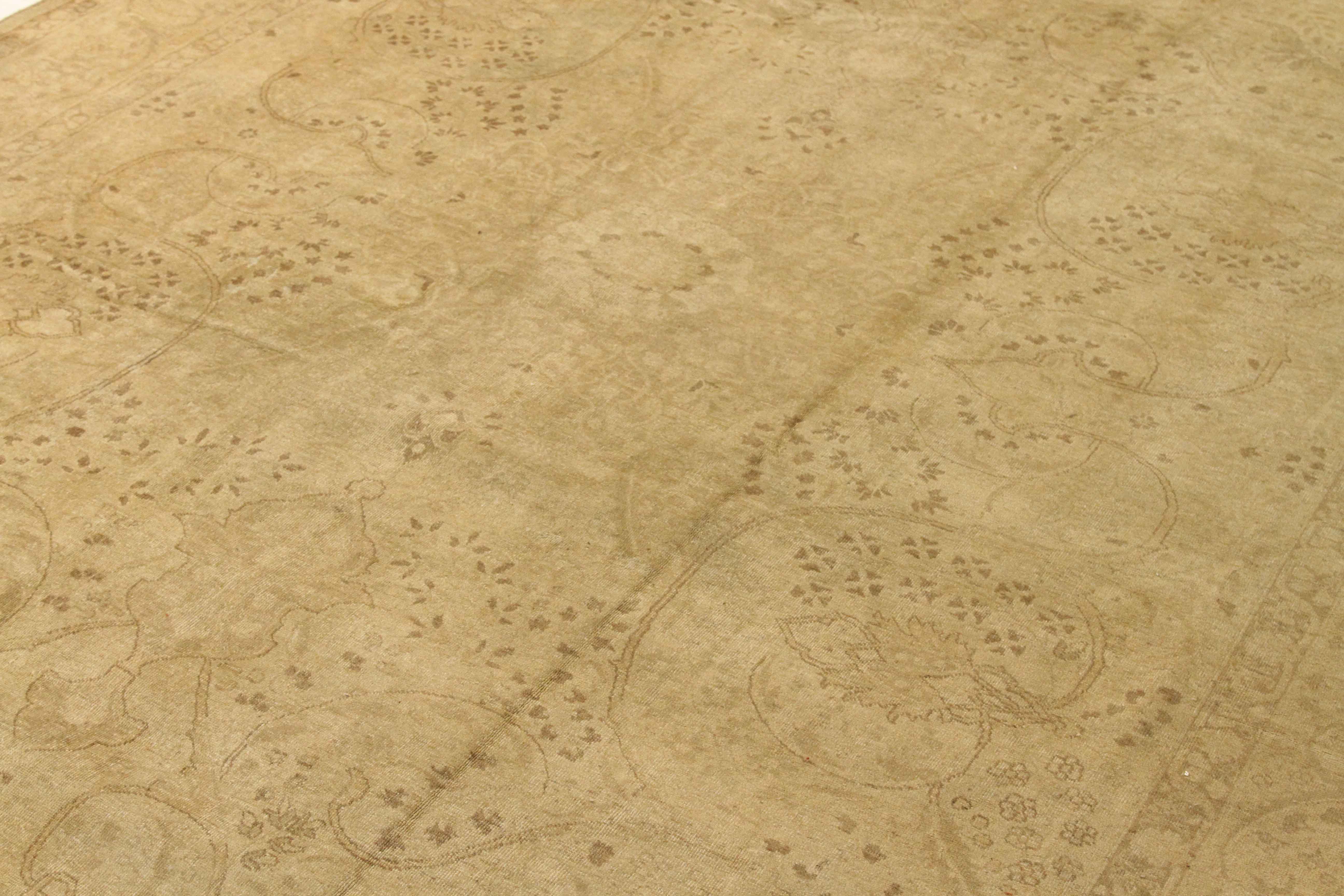 Thumbnail 3 for Antique Persian Tabriz Transitional Rug 75542