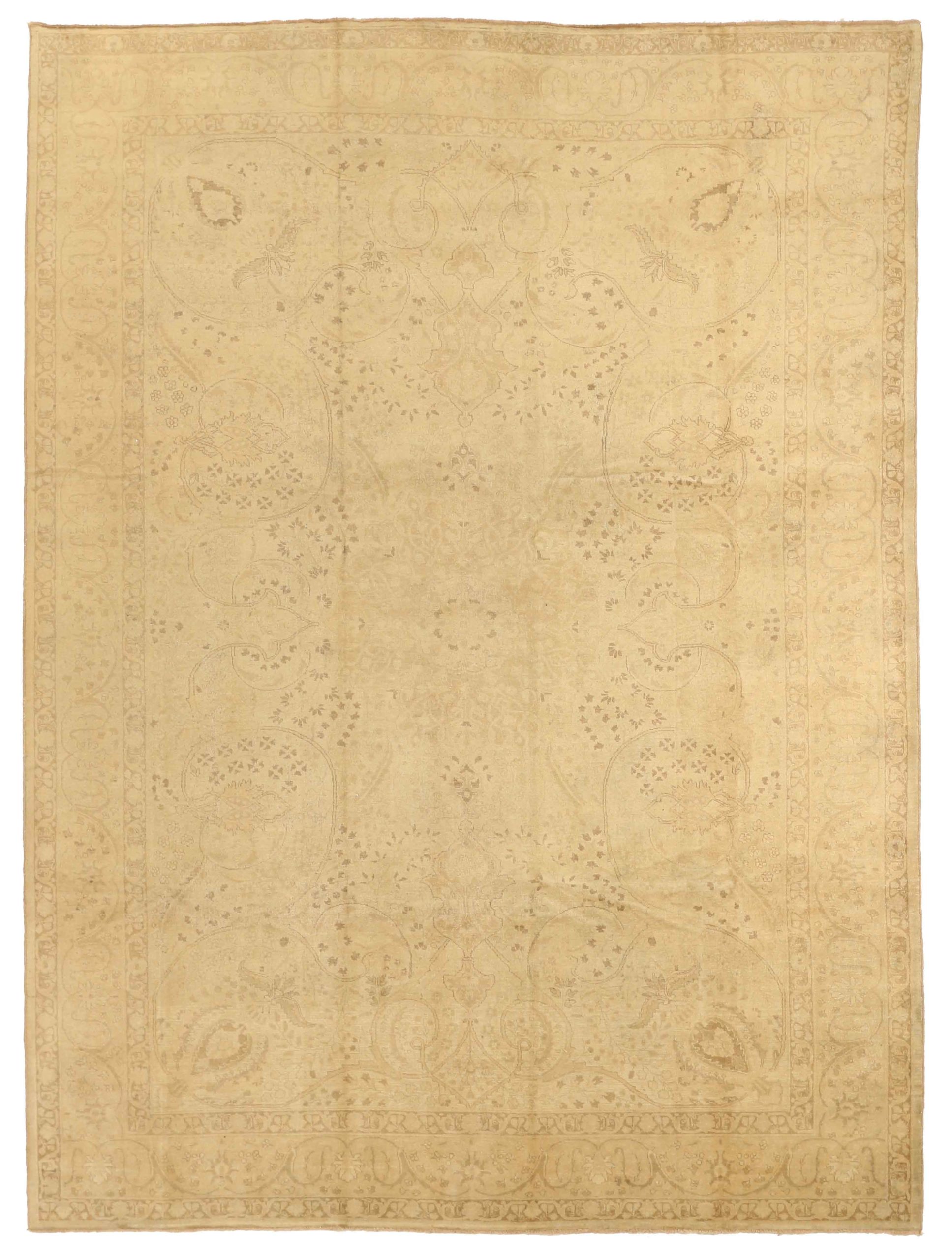 Thumbnail 5 for Antique Persian Tabriz Transitional Rug 75542