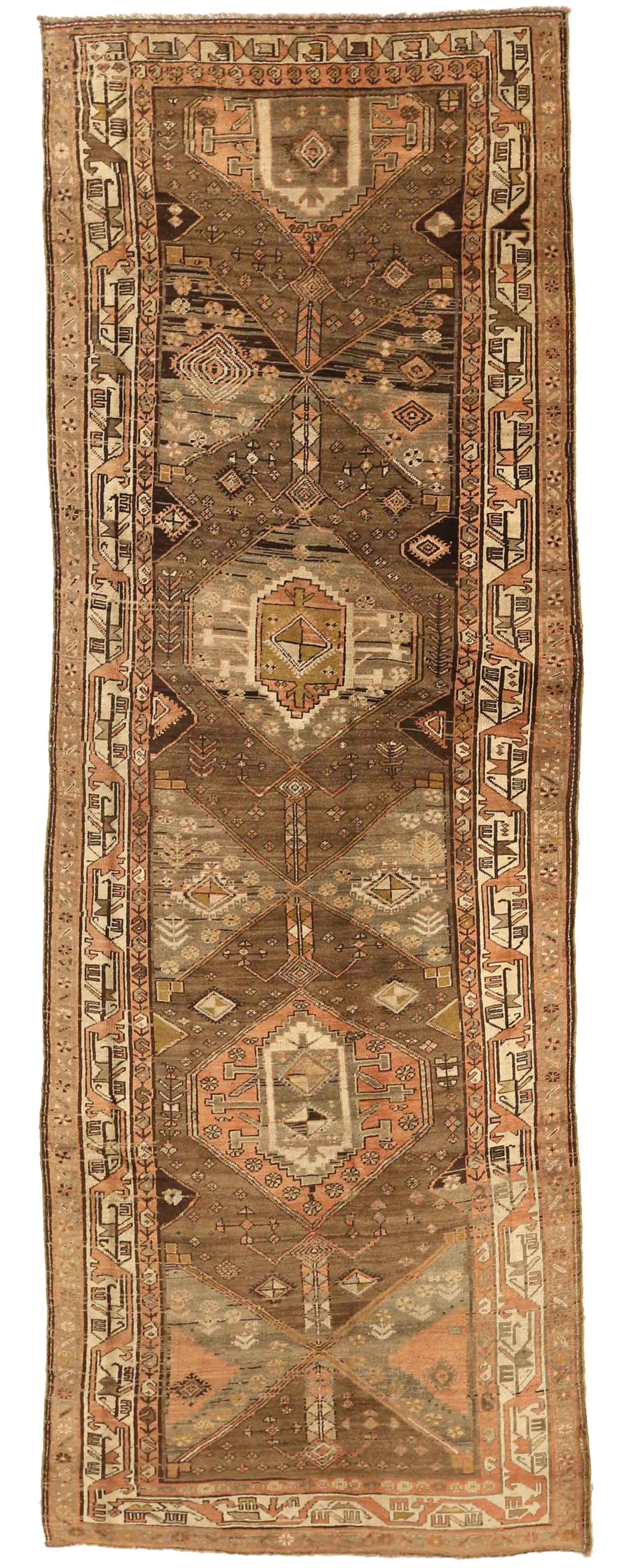 Thumbnail 11 for Antique Persian Bijar Transitional Rug 75559