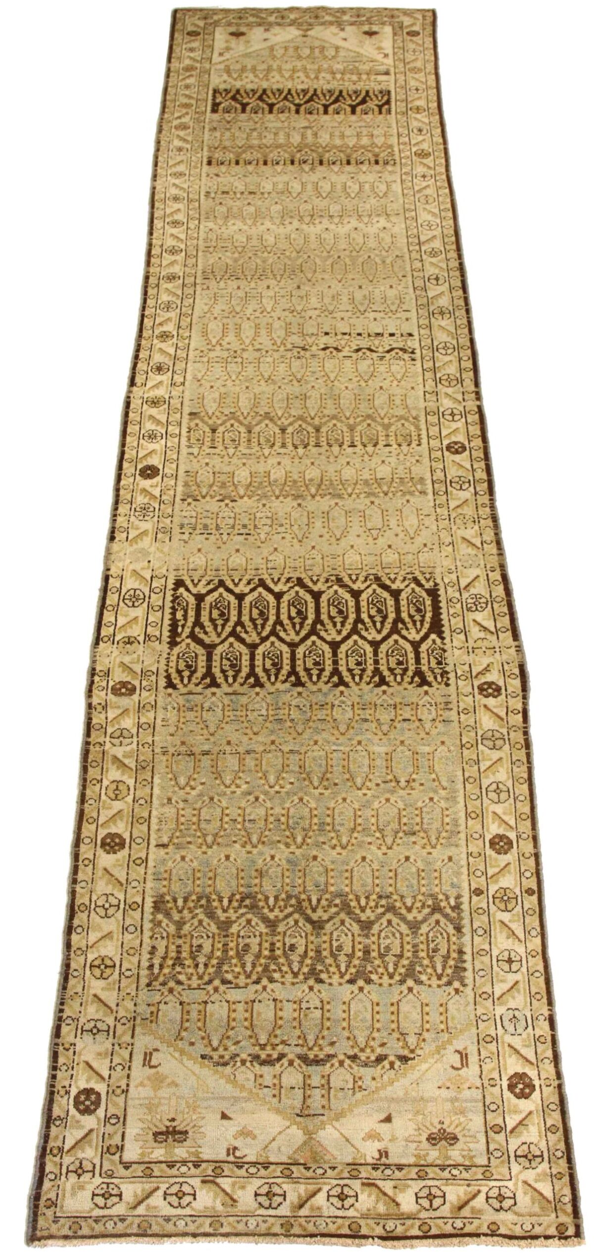 Thumbnail 10 for Antique Persian Malayer Transitional Rug 75556