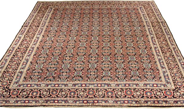 Thumbnail 15 for Antique Persian Yazd Traditional Rug 75593