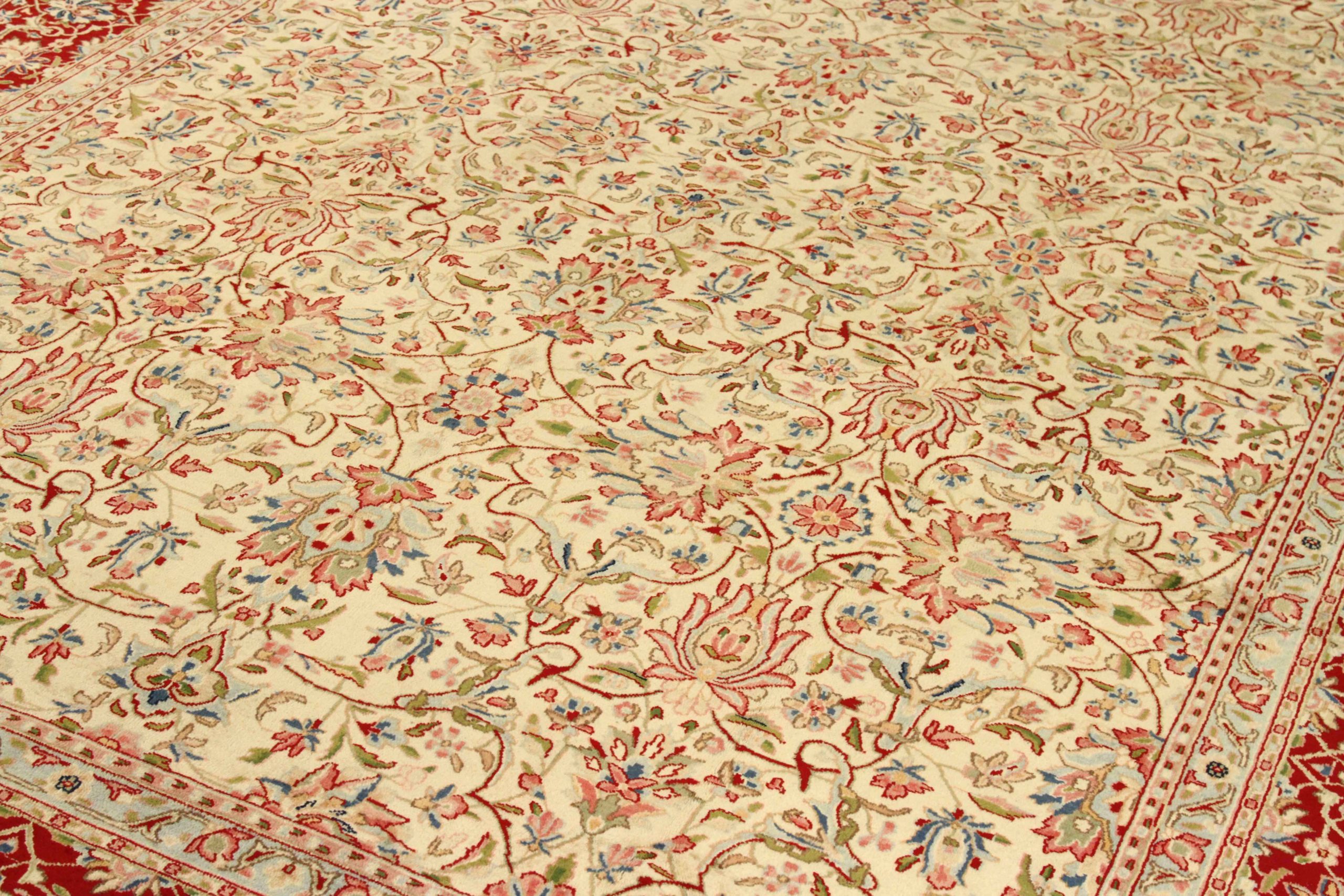 Thumbnail 8 for Antique Persian Kerman Traditional Rug 75594