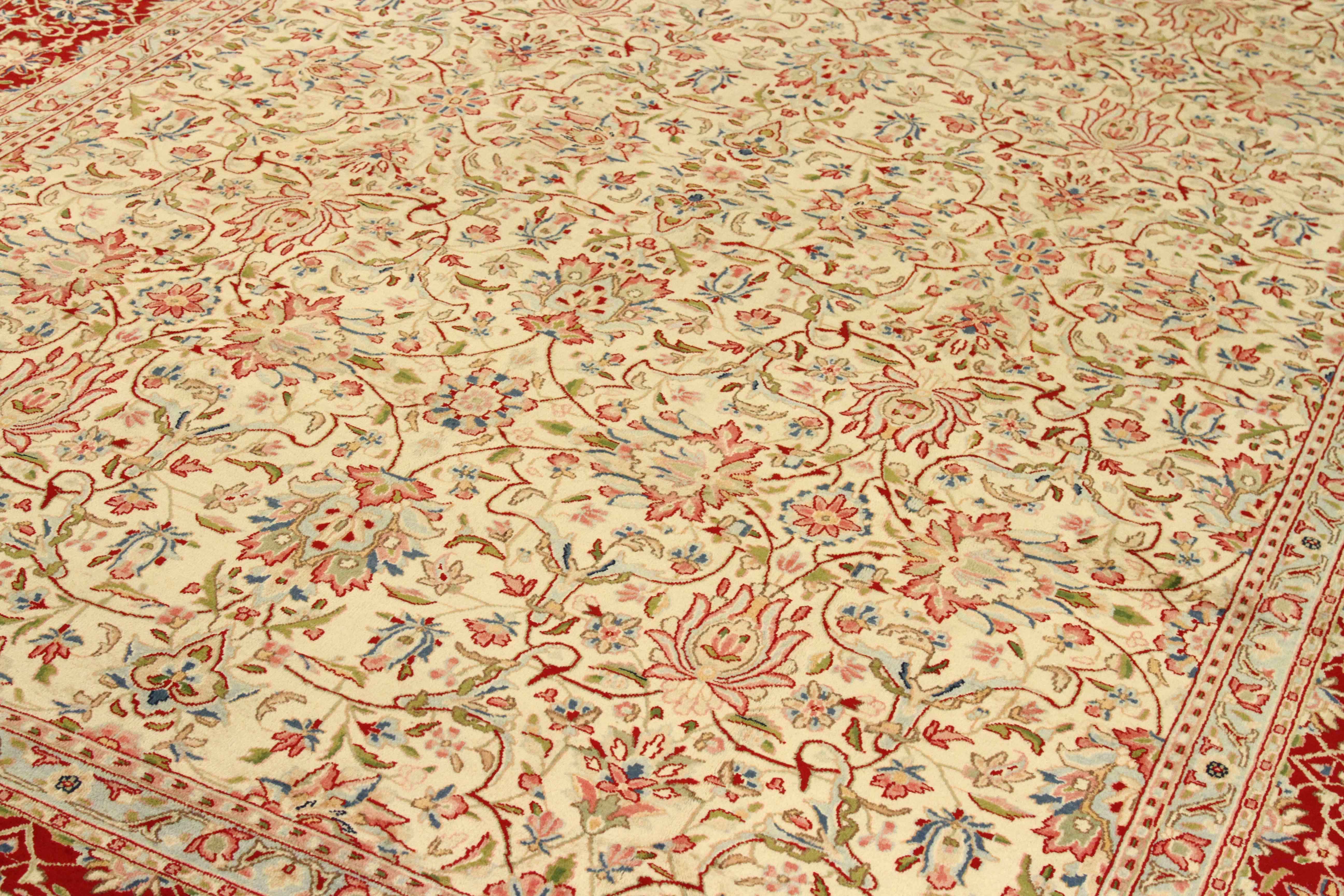 Thumbnail 4 for Antique Persian Kerman Traditional Rug 75594