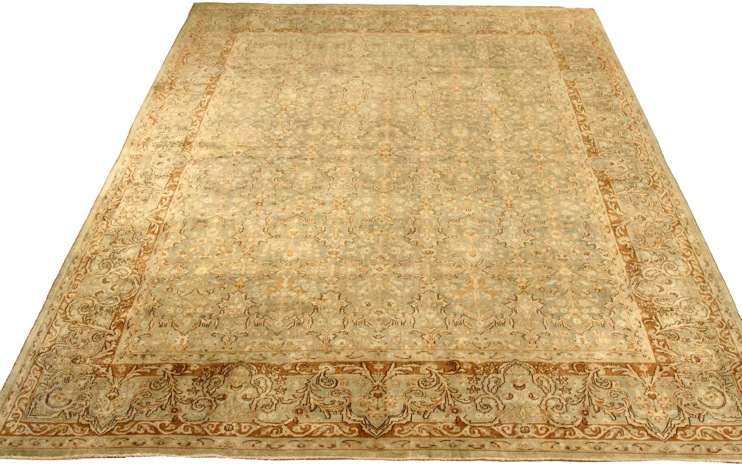 Thumbnail 12 for Antique Persian Kerman Traditional Rug 75583