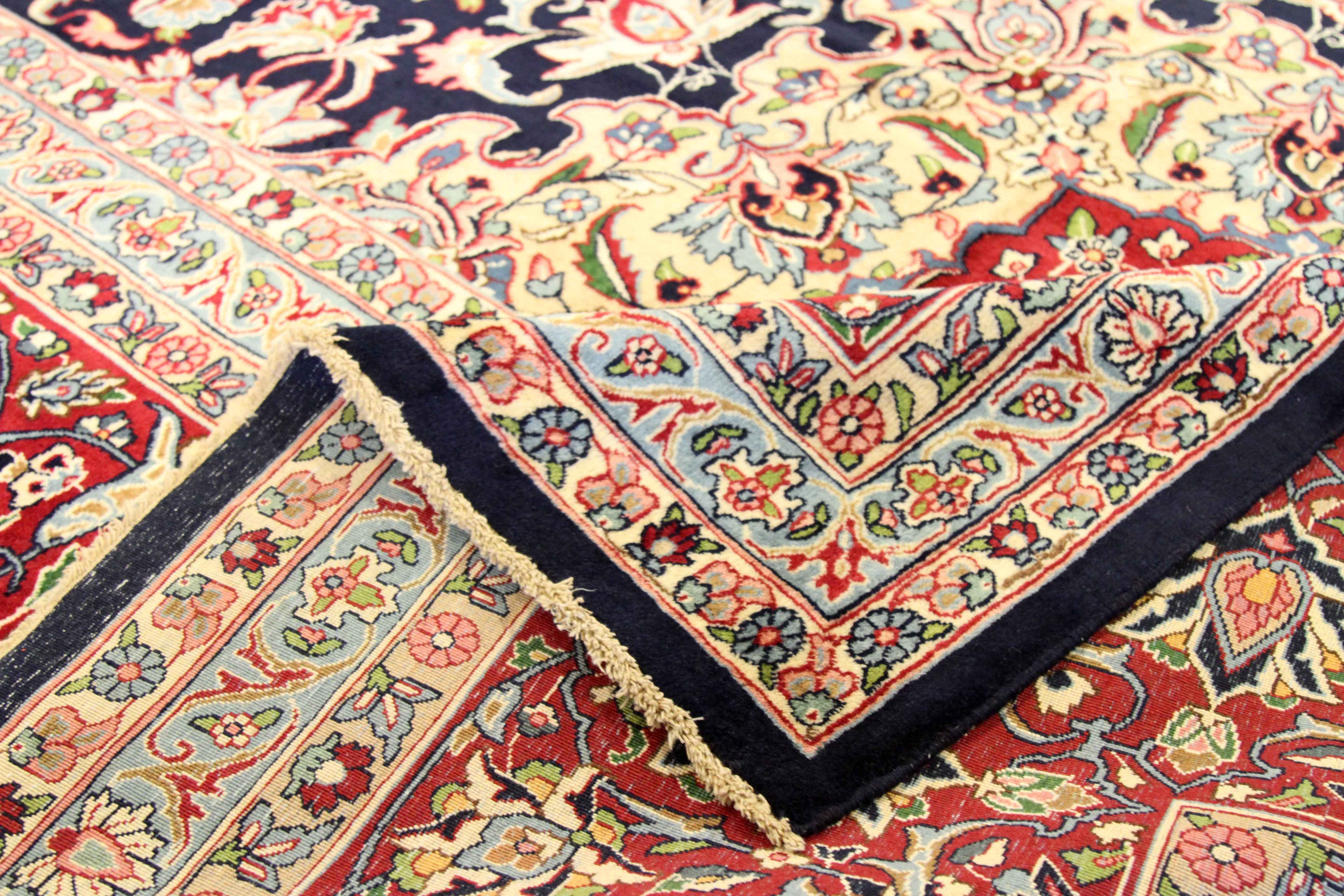 Thumbnail 11 for Antique Persian Kerman Traditional Rug 75578