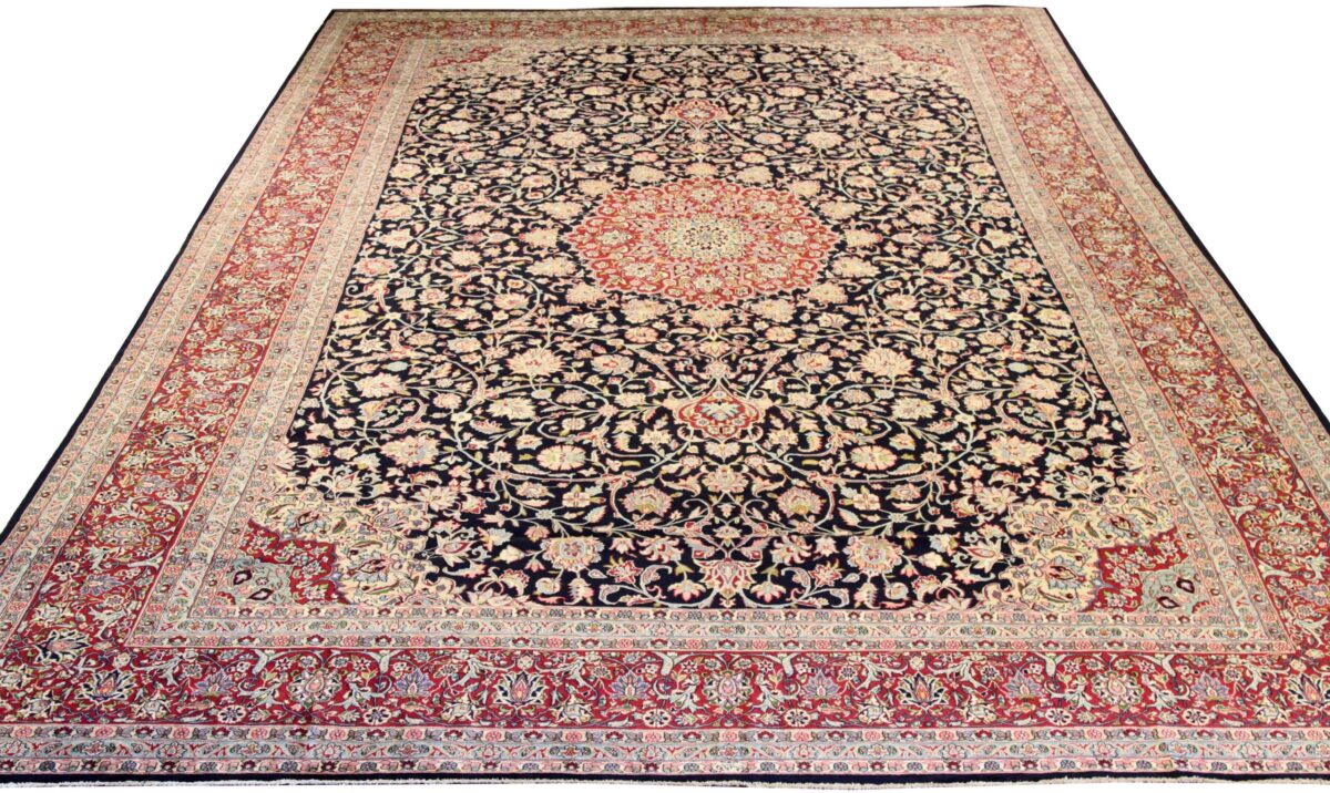 Thumbnail 15 for Antique Persian Kerman Traditional Rug 75578