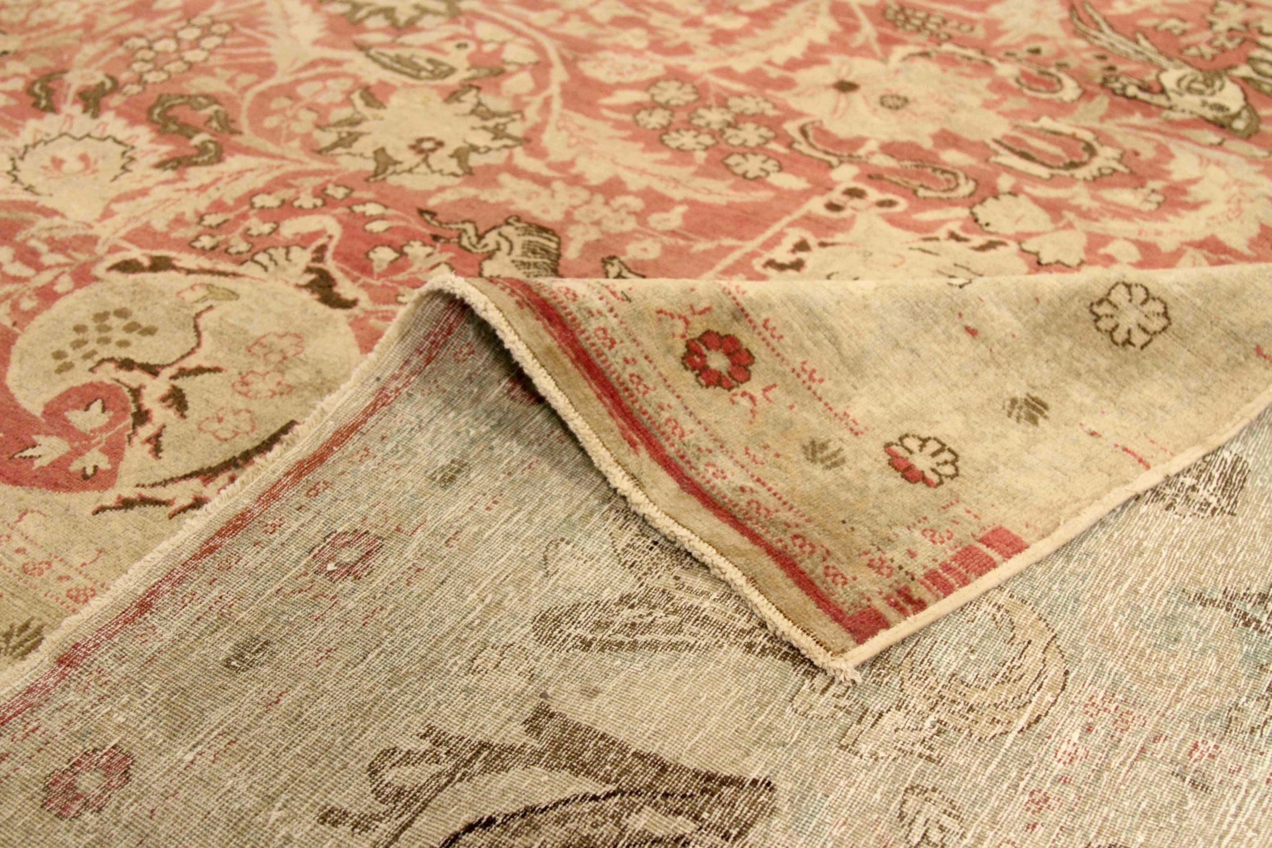 Thumbnail 7 for Antique Persian Tabriz Transitional Rug 75581