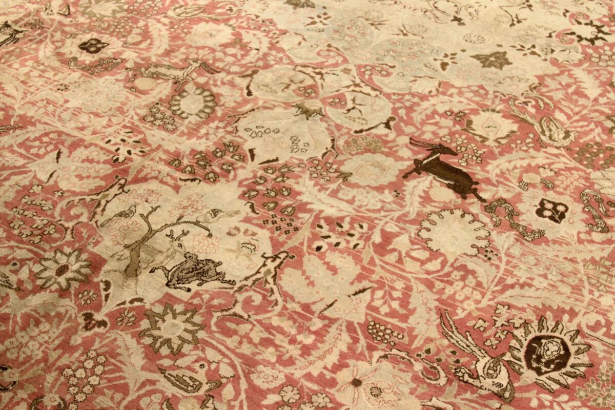 Thumbnail 14 for Antique Persian Tabriz Transitional Rug 75581