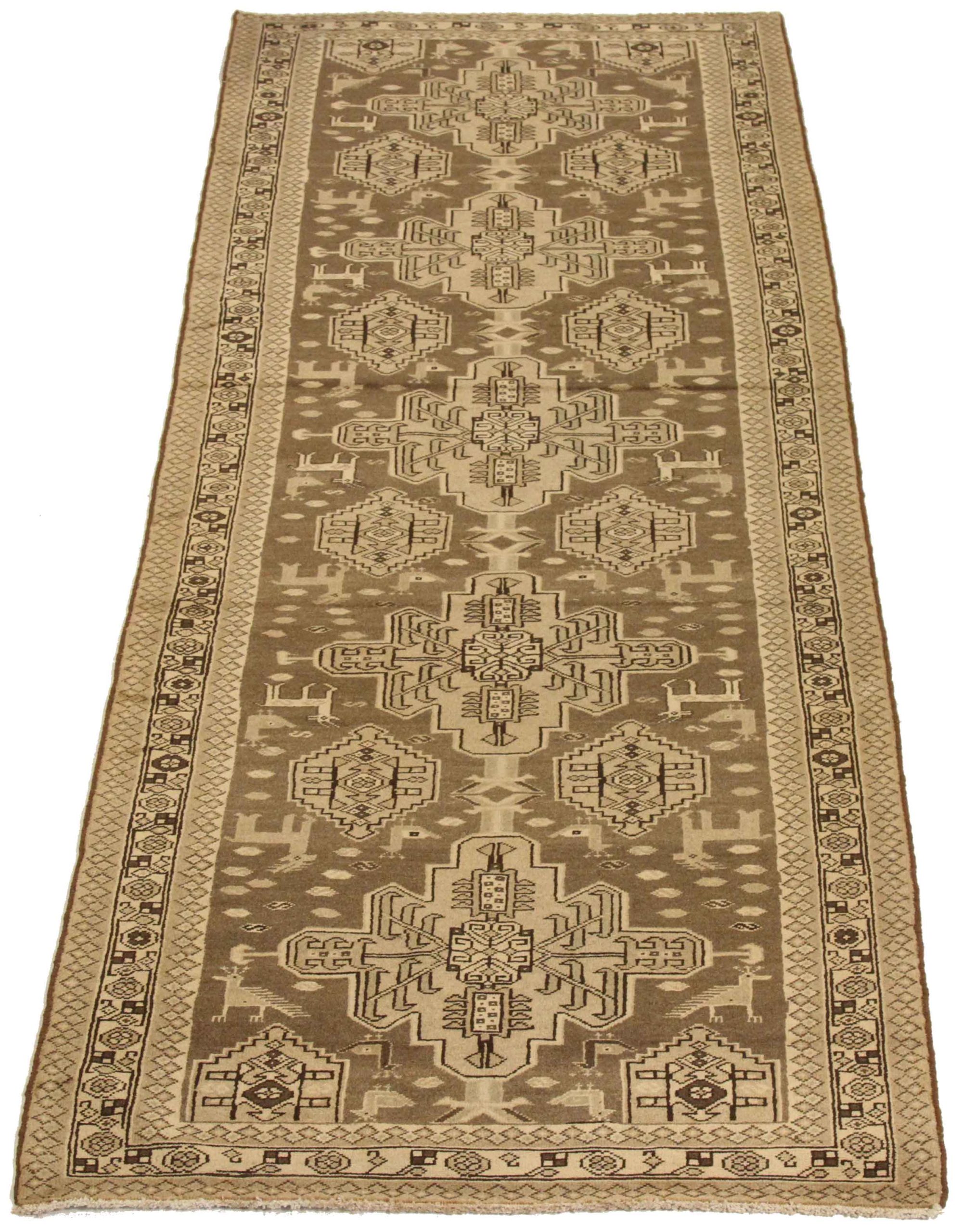 Thumbnail 4 for Antique Persian Saveh Traditional Rug 75620