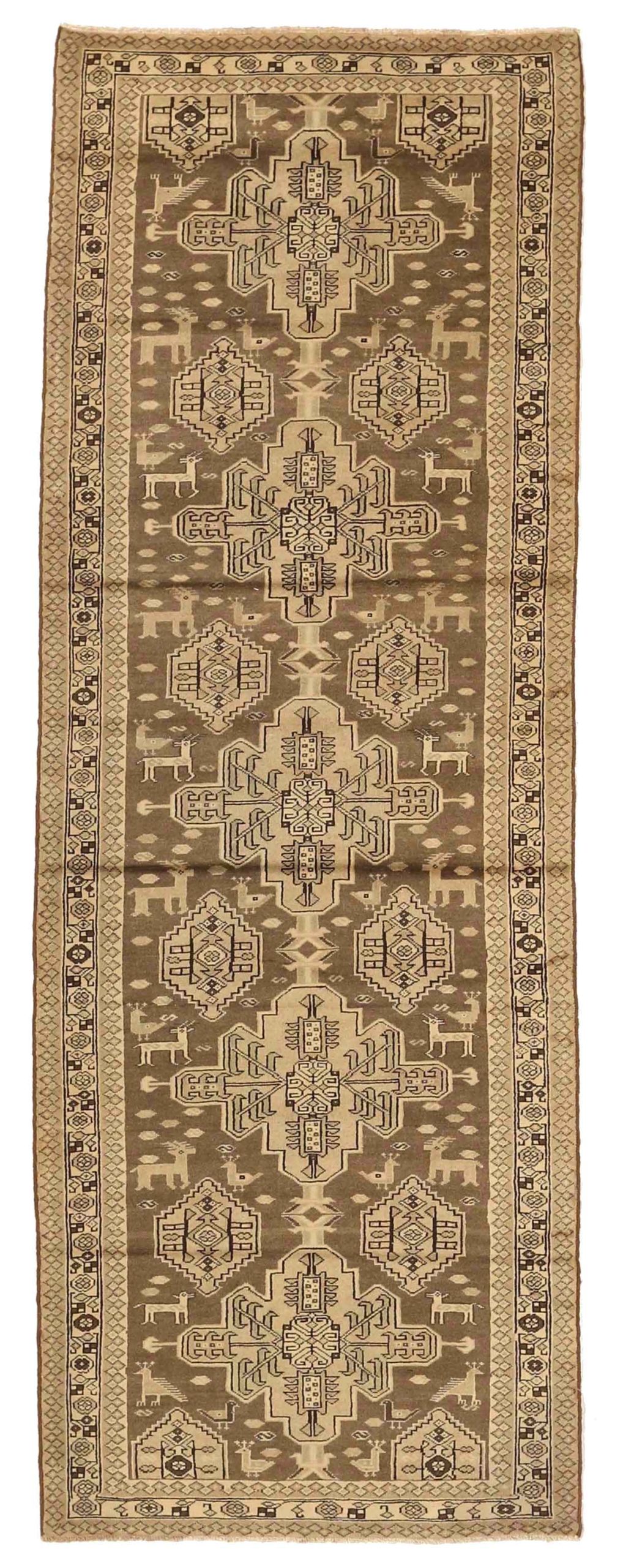 Thumbnail 5 for Antique Persian Saveh Traditional Rug 75620