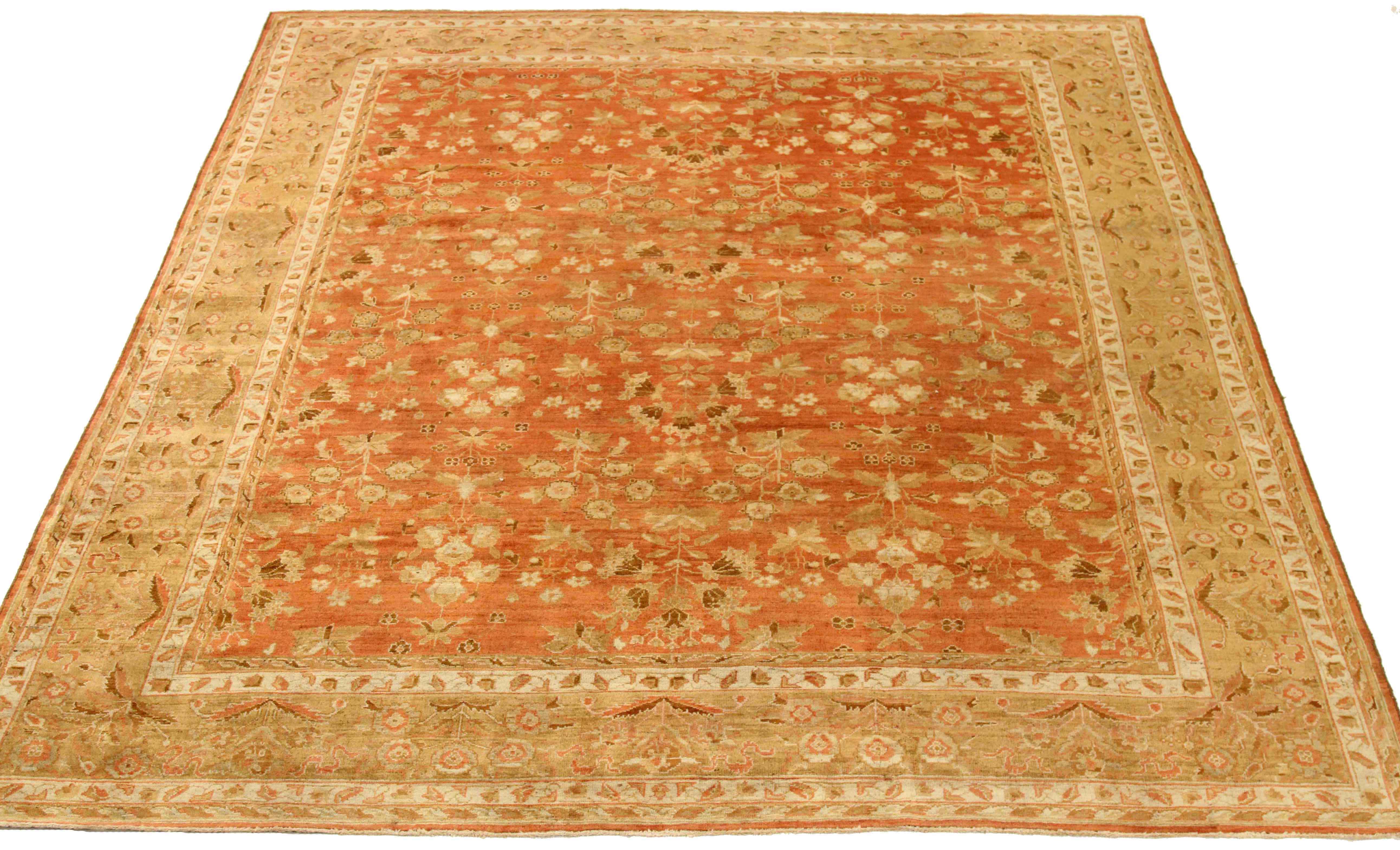 Thumbnail 8 for Antique Persian Farahan Transitional Rug 75598