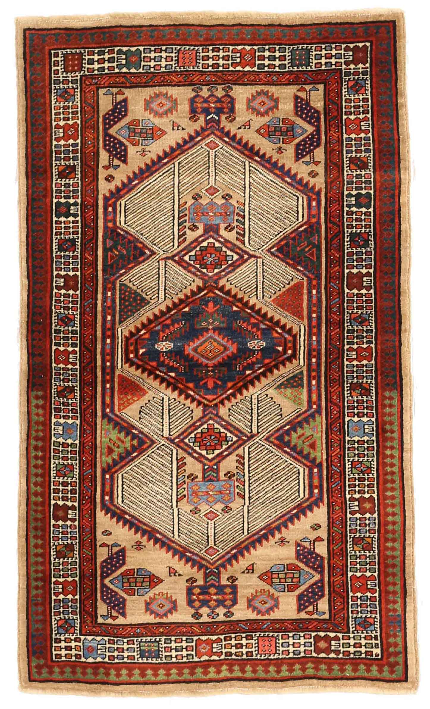 Thumbnail 8 for Antique Persian Sarab Traditional Rug 75645