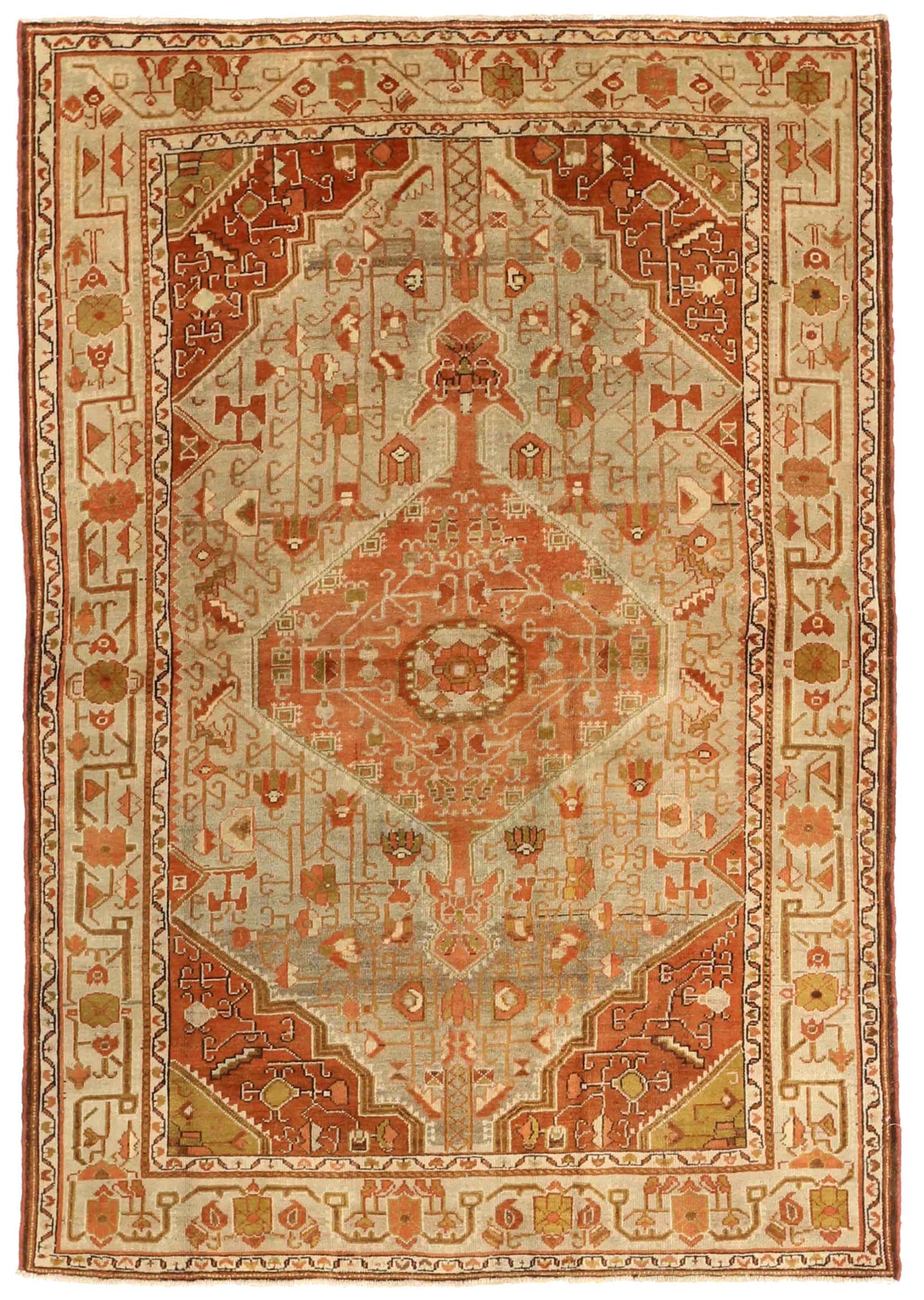 Thumbnail 3 for Antique Persian Malayer Traditional Rug 75630