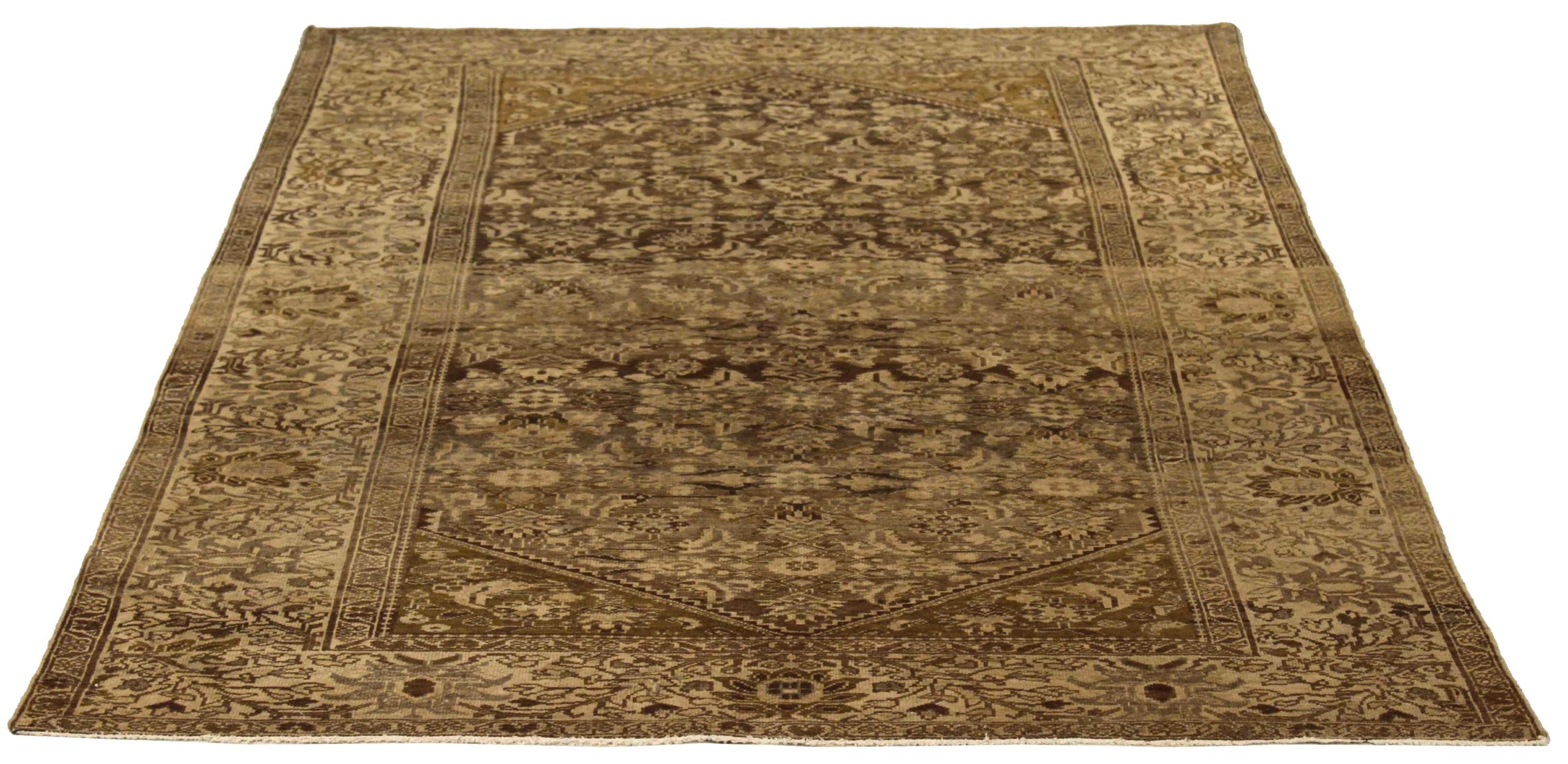 Thumbnail 8 for Antique Persian Malayer Transitional Rug 51846