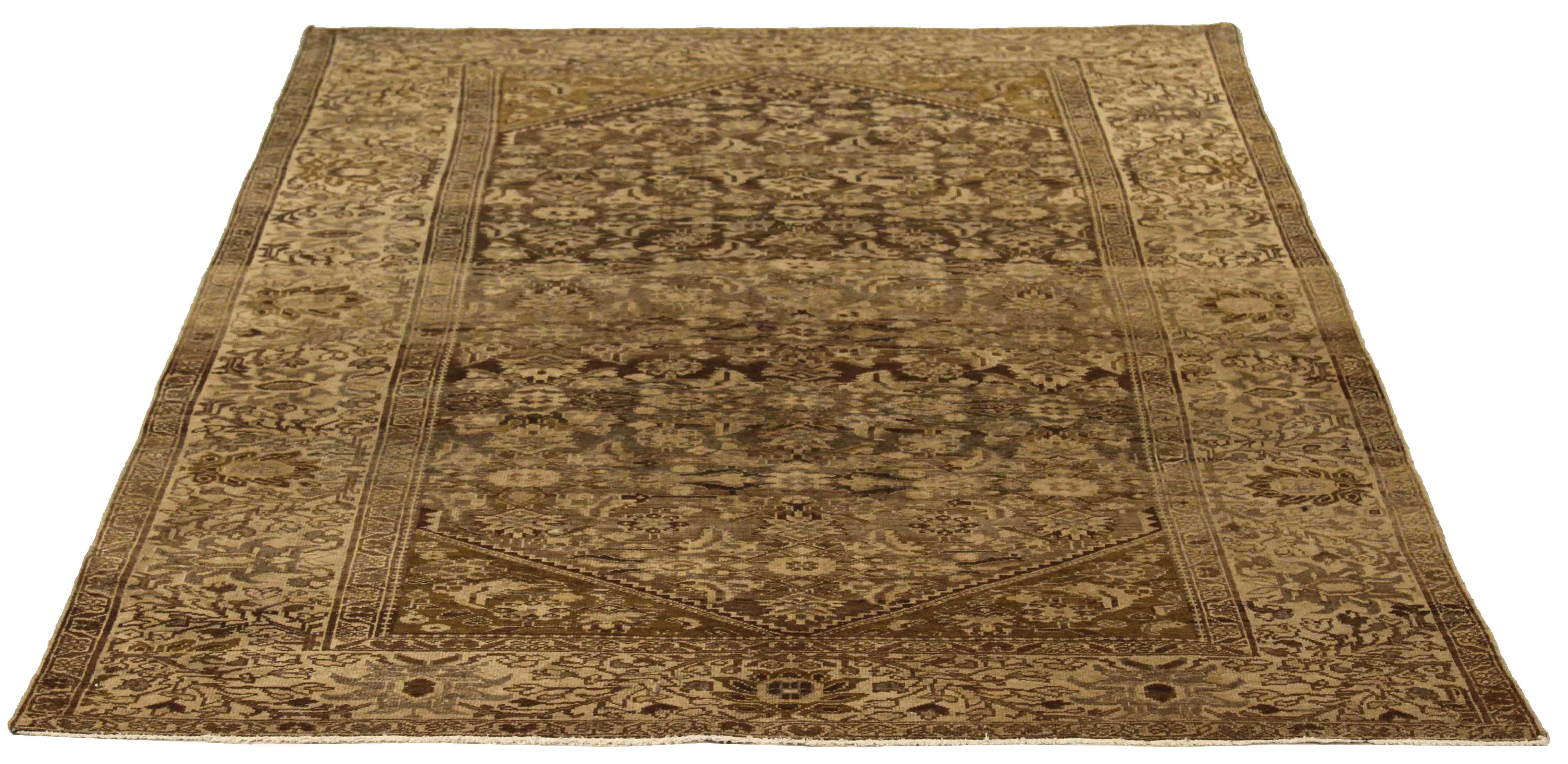 Thumbnail 6 for Antique Persian Malayer Transitional Rug 51846