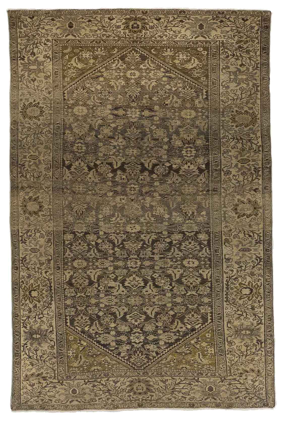 Thumbnail 14 for Antique Persian Malayer Transitional Rug 51846