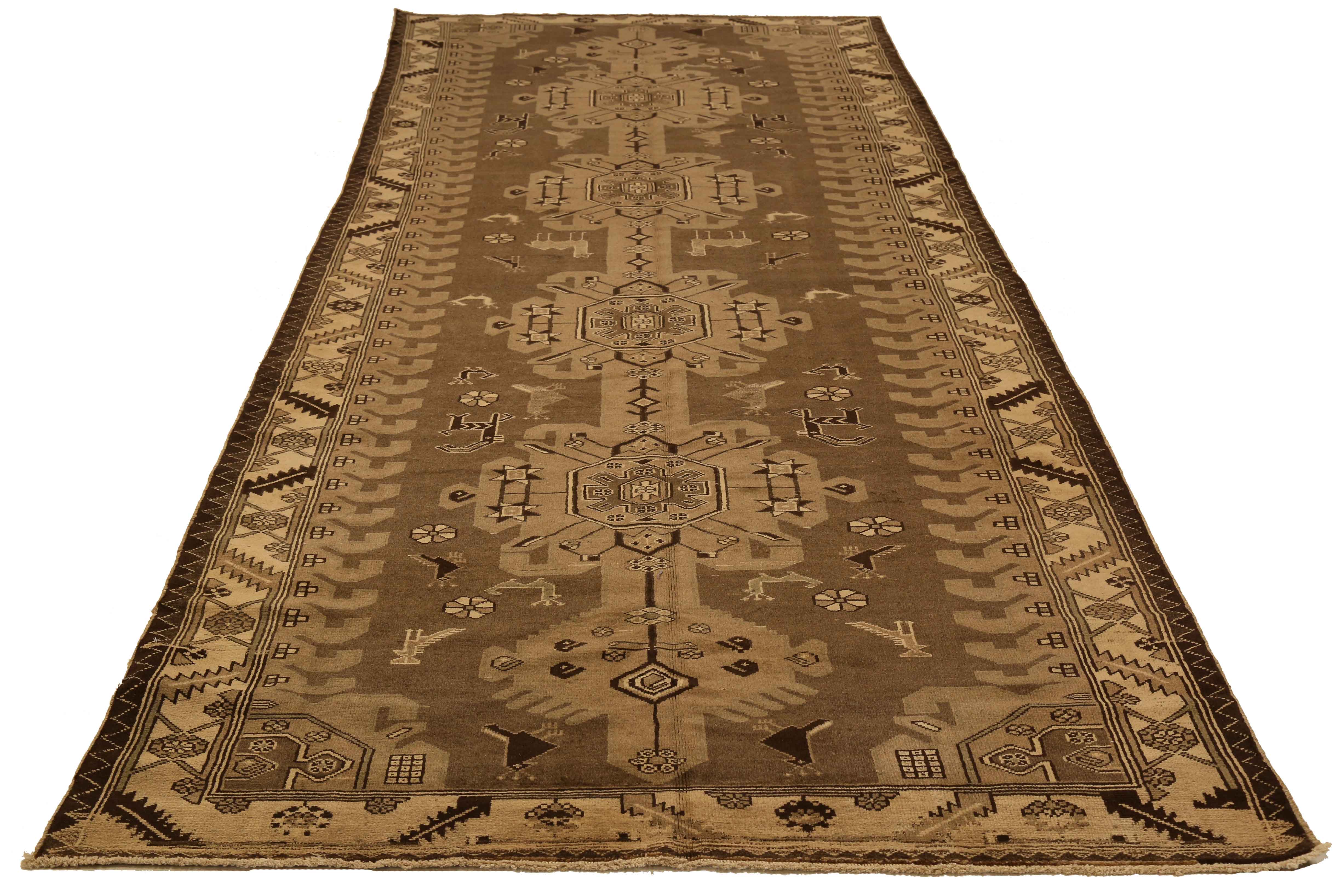 Thumbnail 6 for Antique Persian shahsavan Transitional Rug 51839