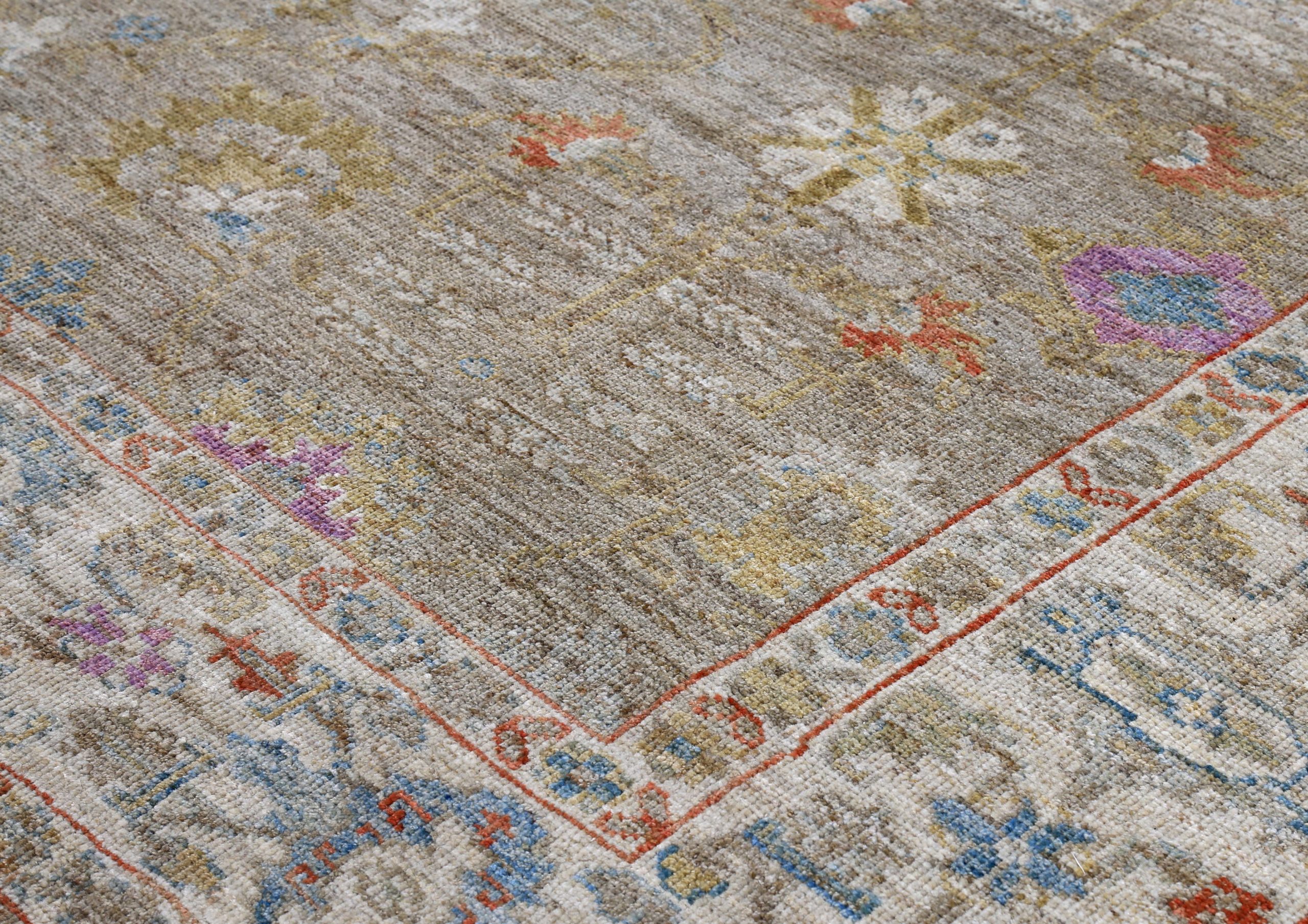 Thumbnail 8 for Persian Sultanabad Traditional Rug 89434