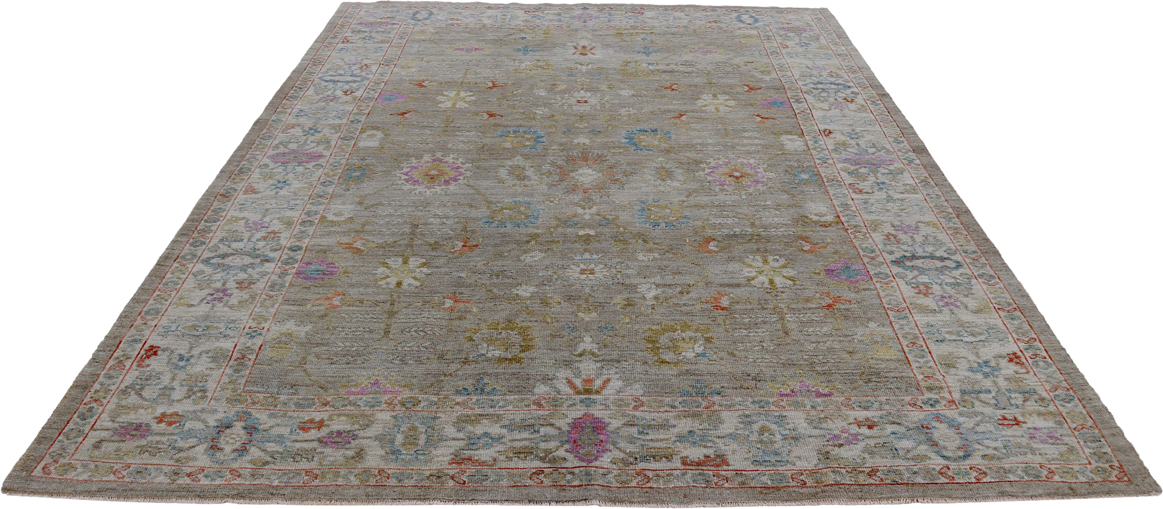 Thumbnail 3 for Persian Sultanabad Traditional Rug 89434