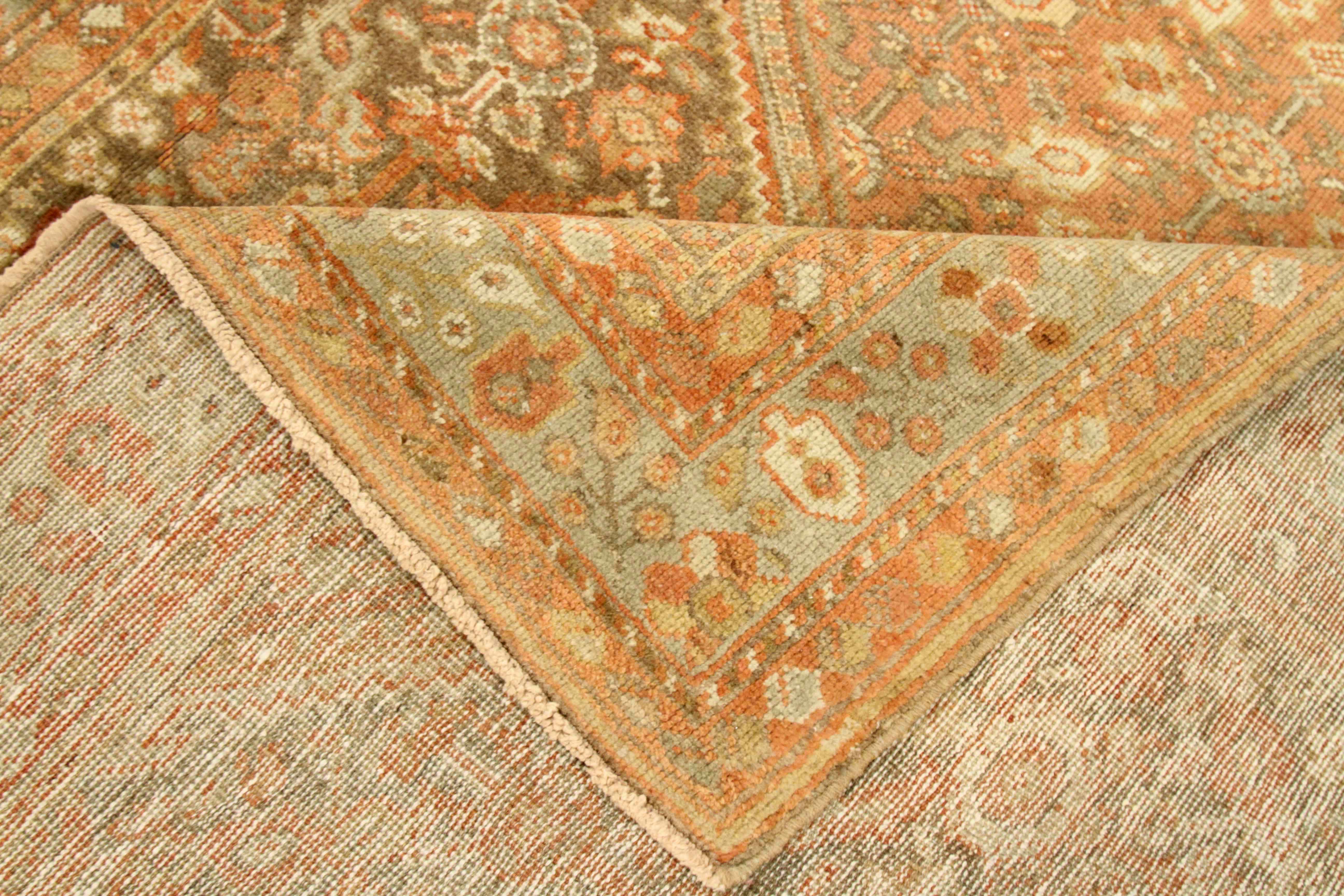 Thumbnail 2 for Antique Persian Meshkabad Transitional Rug 75663