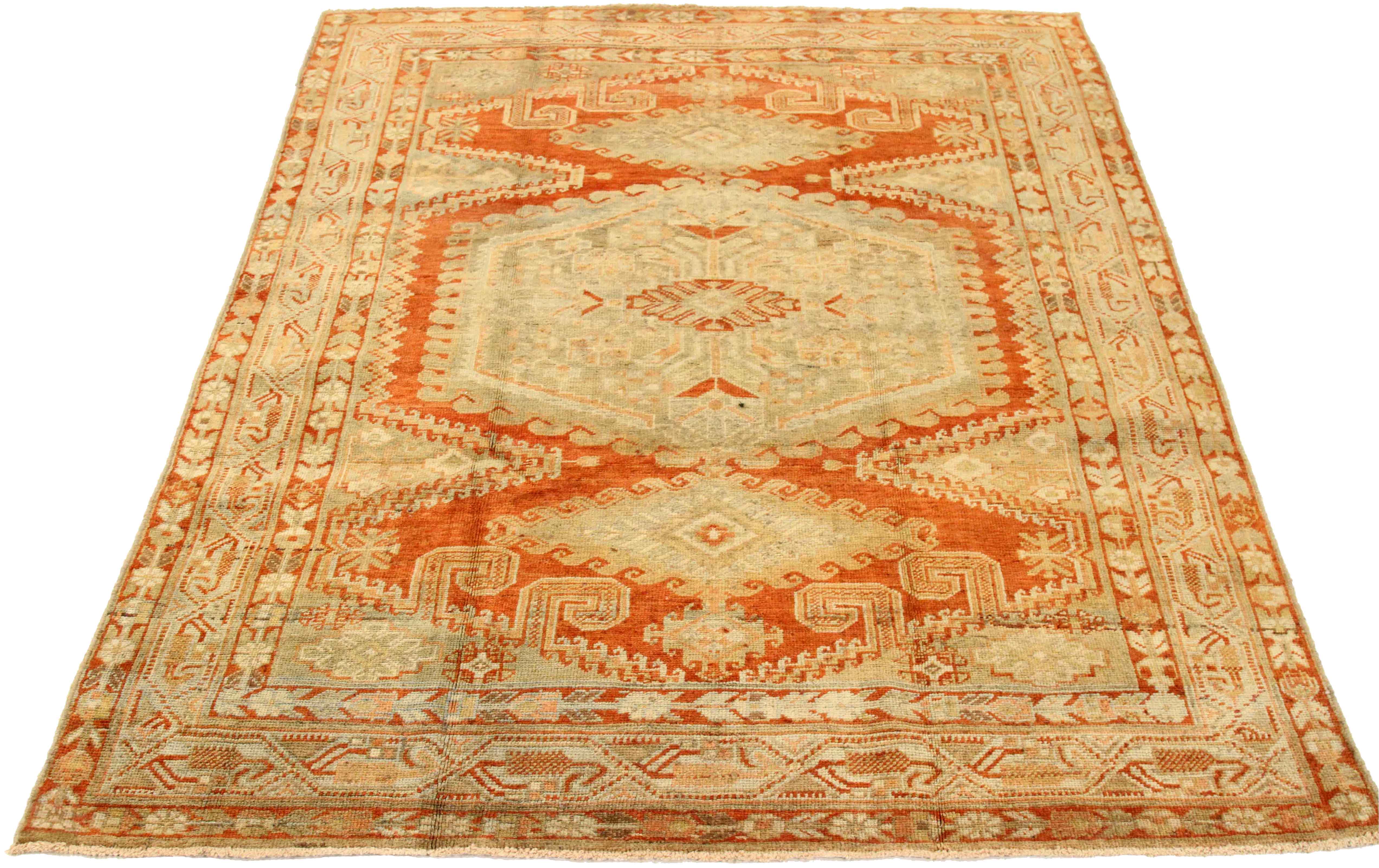 Thumbnail 2 for Antique Persian Malayer Traditional Rug 75650