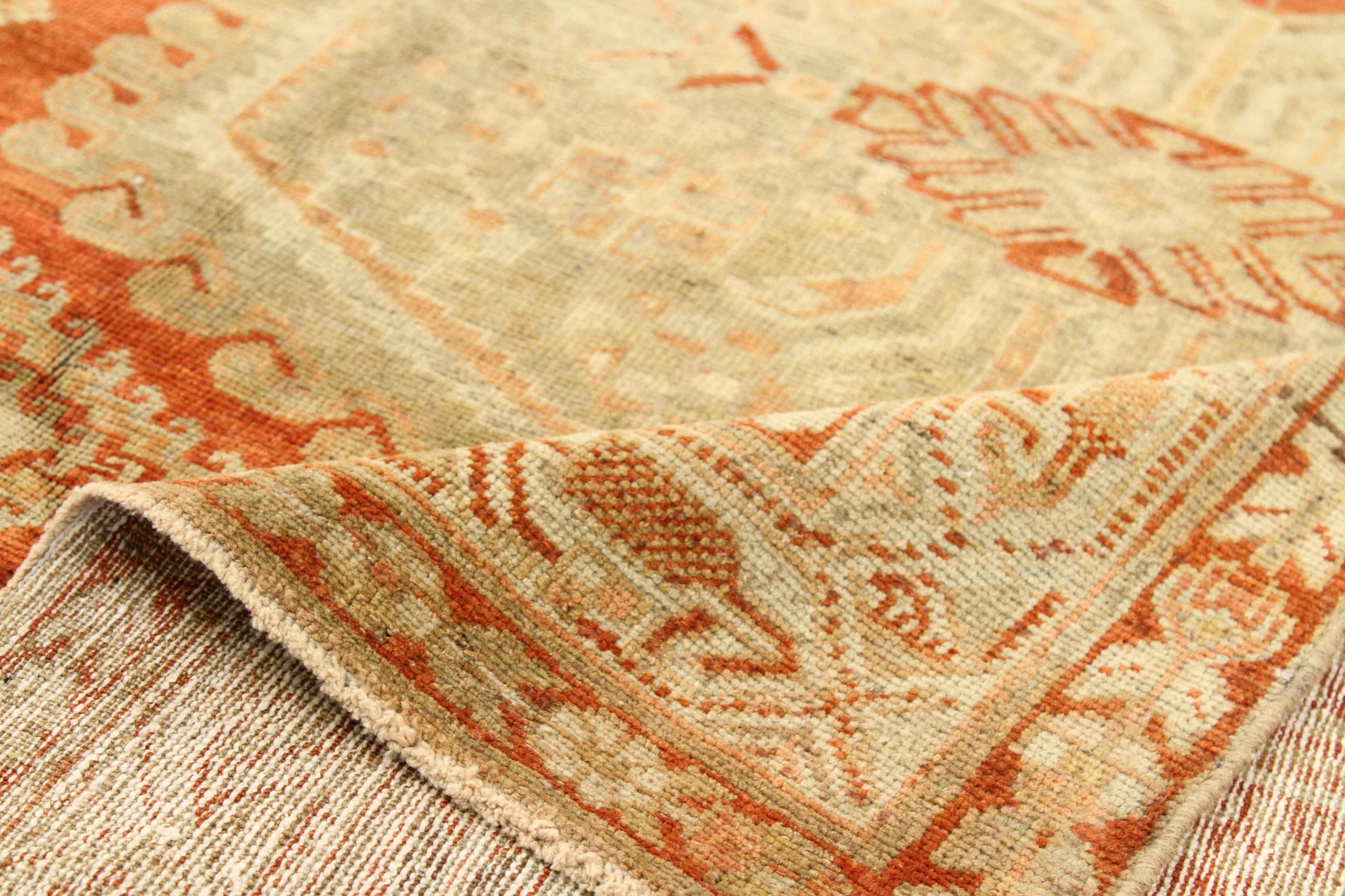 Thumbnail 3 for Antique Persian Malayer Traditional Rug 75650