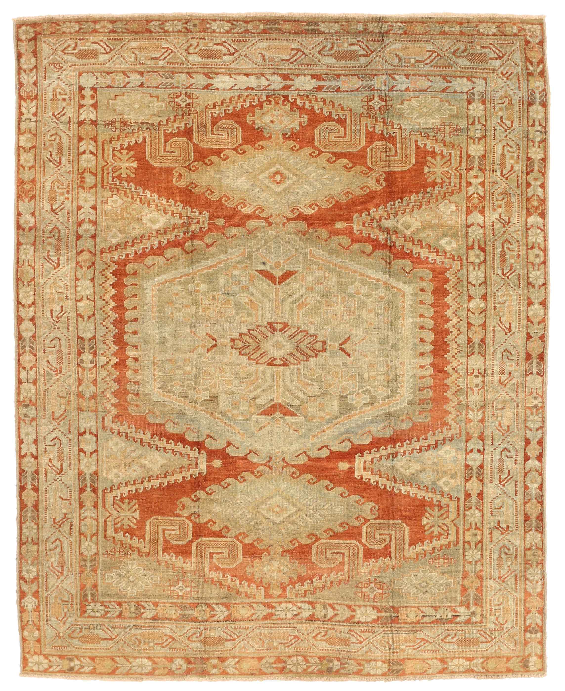 Thumbnail 4 for Antique Persian Malayer Traditional Rug 75650