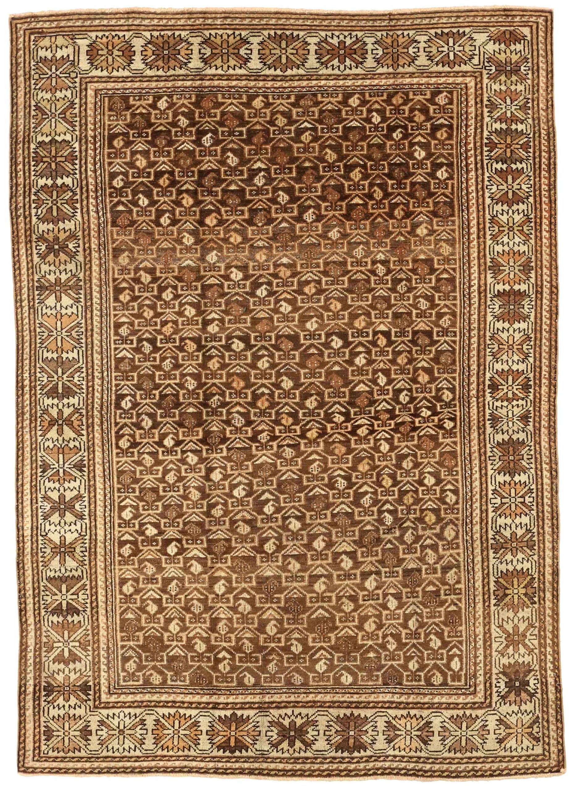 Thumbnail 3 for Antique Persian Bakhtiar Traditional Rug 75656