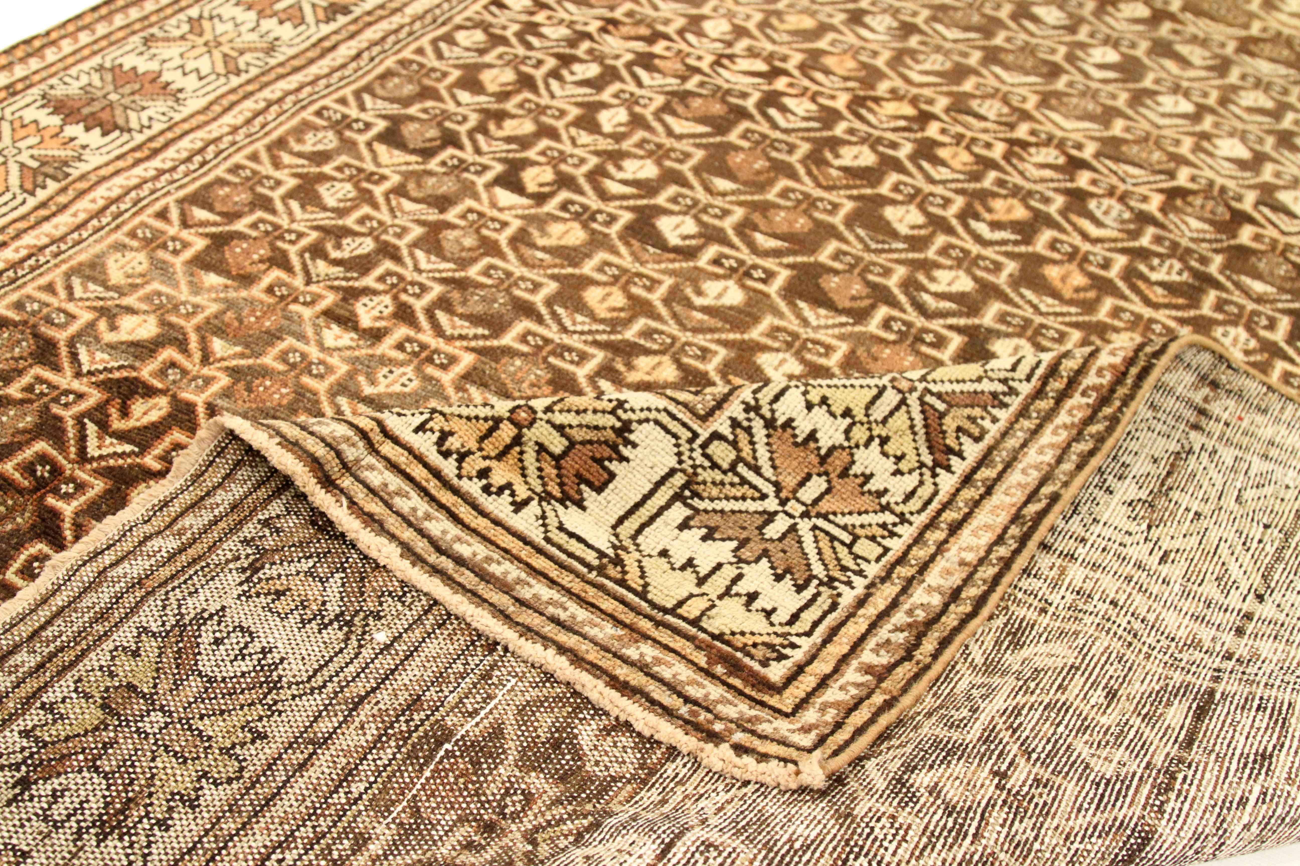 Thumbnail 2 for Antique Persian Bakhtiar Traditional Rug 75656