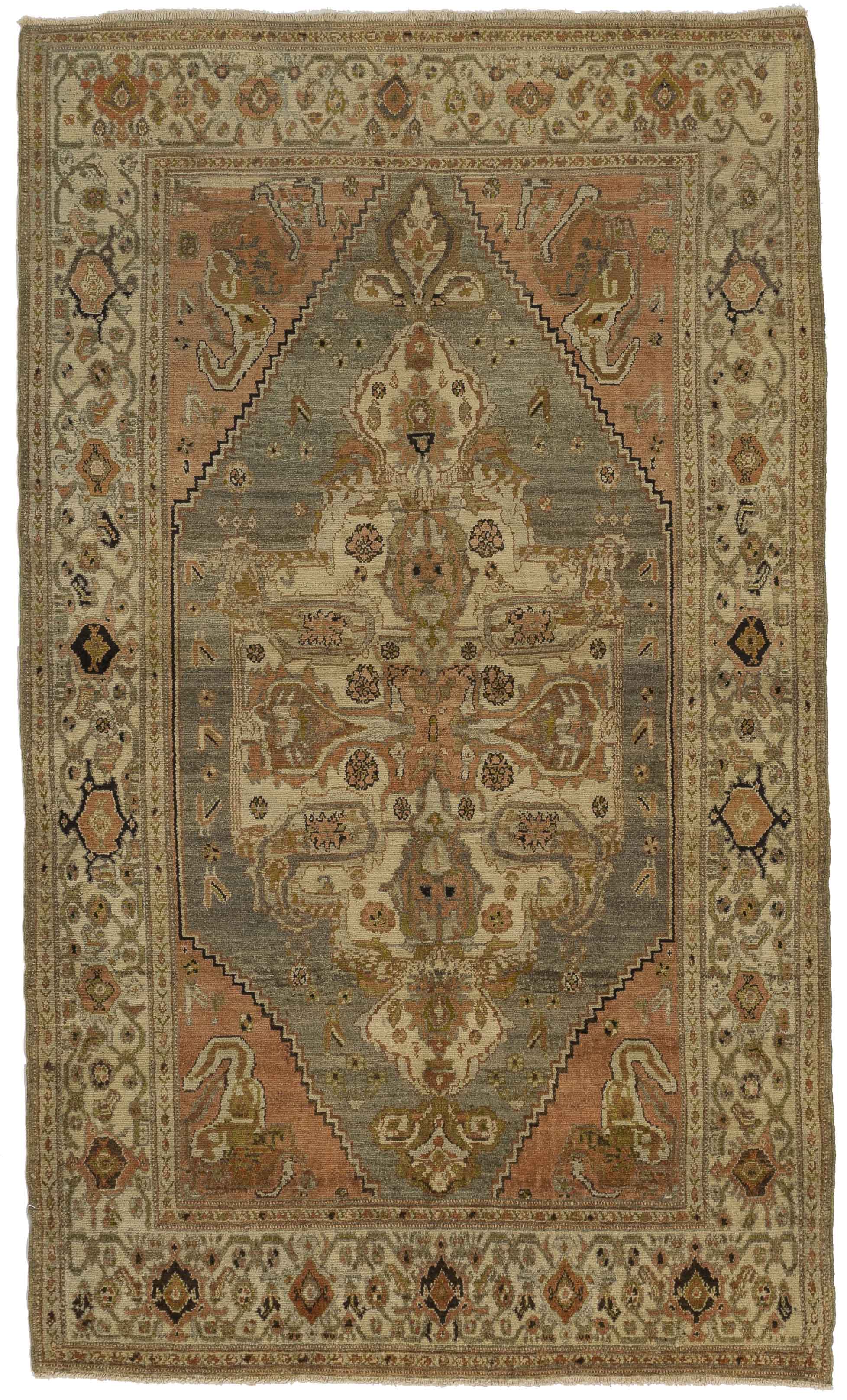 Thumbnail 5 for Antique Persian Malayer Traditional Rug 51861