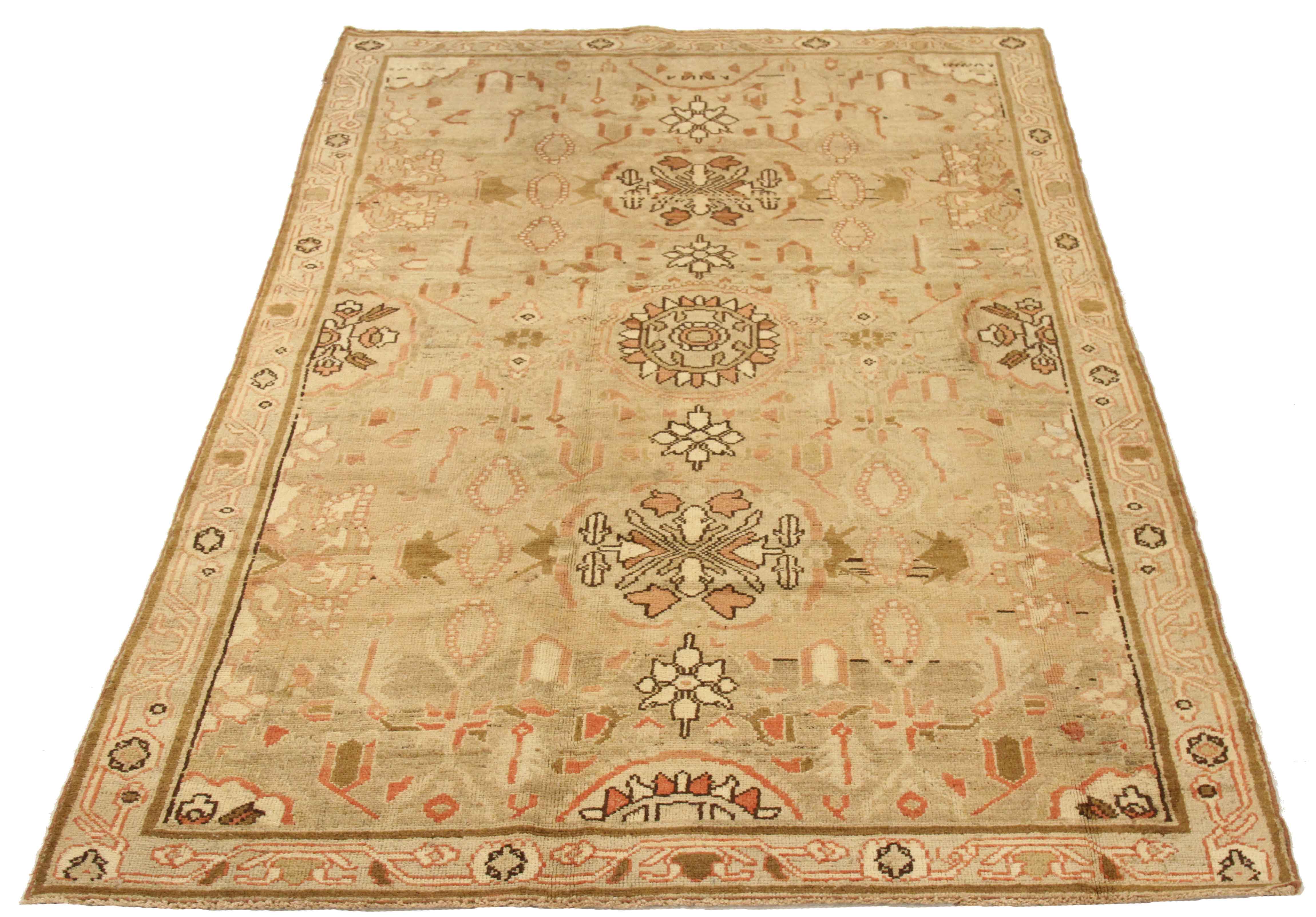 Thumbnail 4 for Antique Persian Malayer Traditional Rug 75694