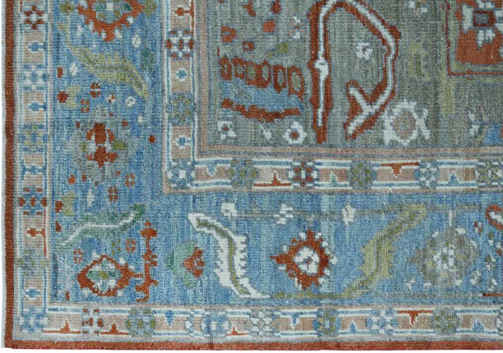 Thumbnail 2 for Turkey Oushak Tribal Rug 91730